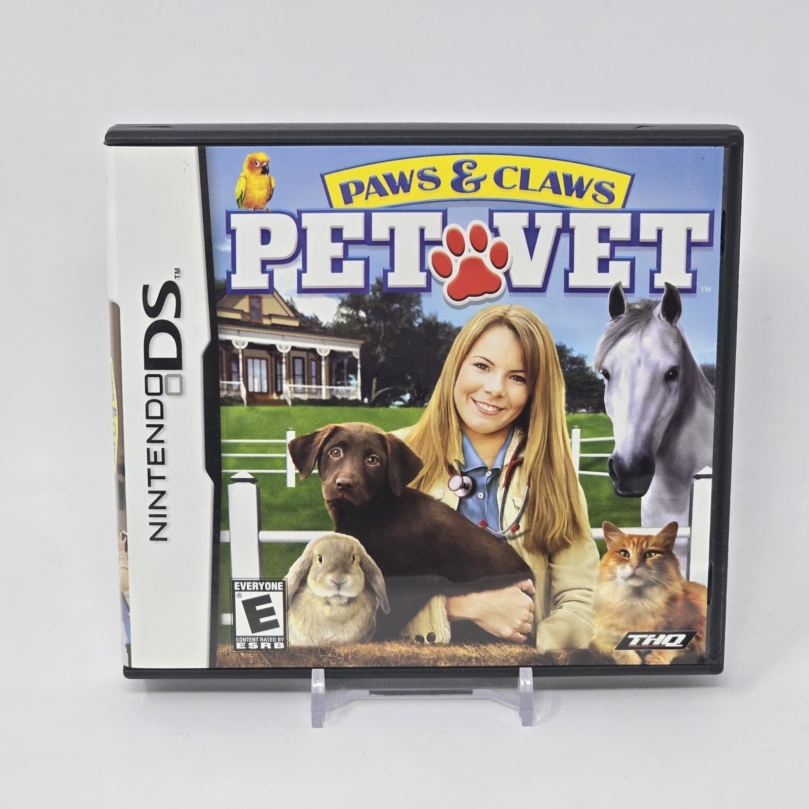 Paws & Claws: Pet Vet (Nintendo DS) CIB COMPLETE & TESTED