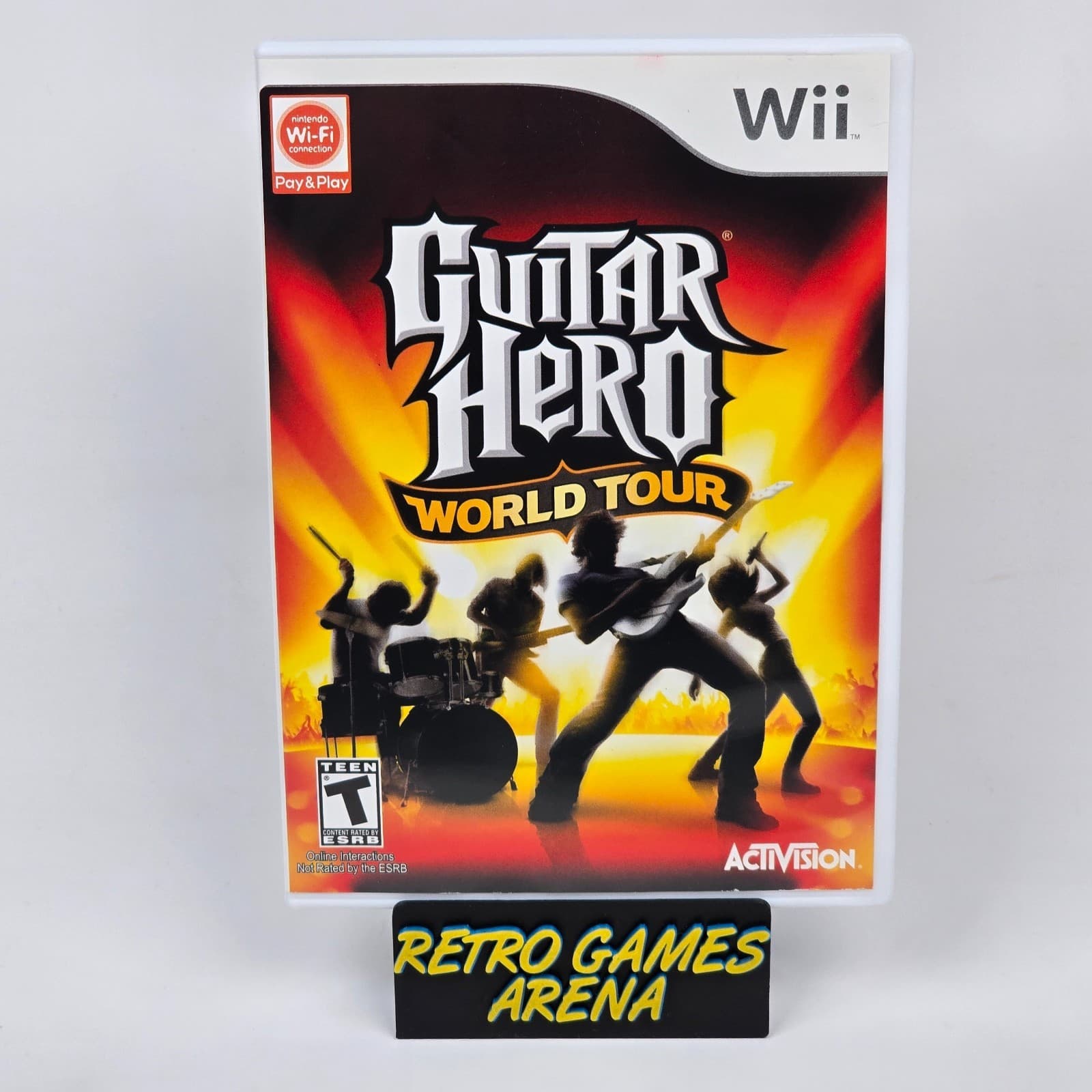 Guitar Hero: World Tour (Nintendo Wii) CIB COMPLETE & TESTED