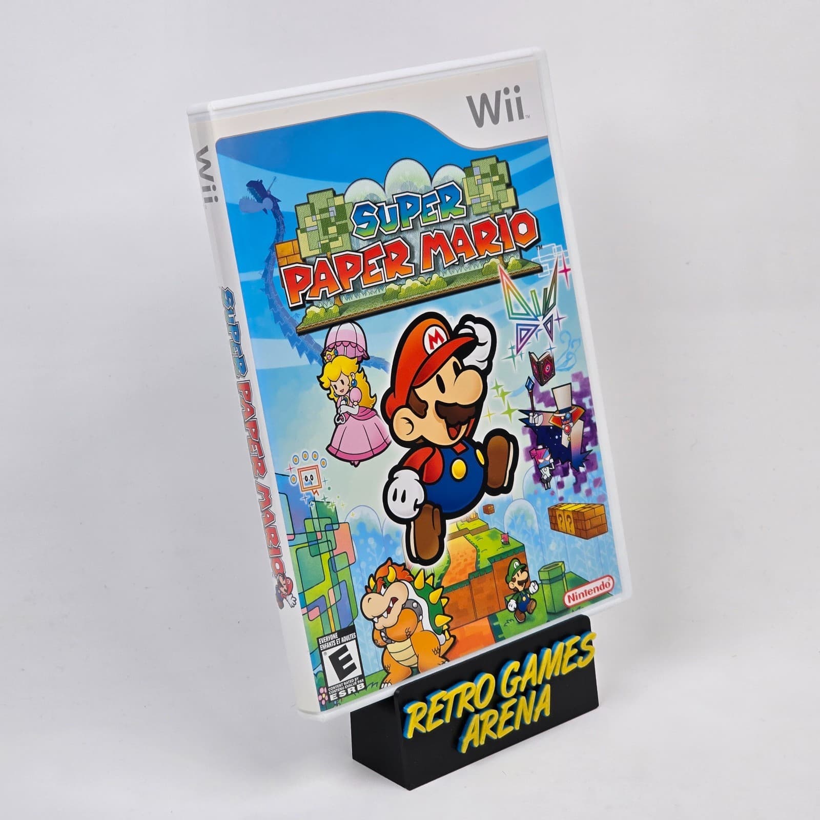 💿REFURBISHED Super Paper Mario (Nintendo Wii) CIB COMPLETE & TESTED 💿