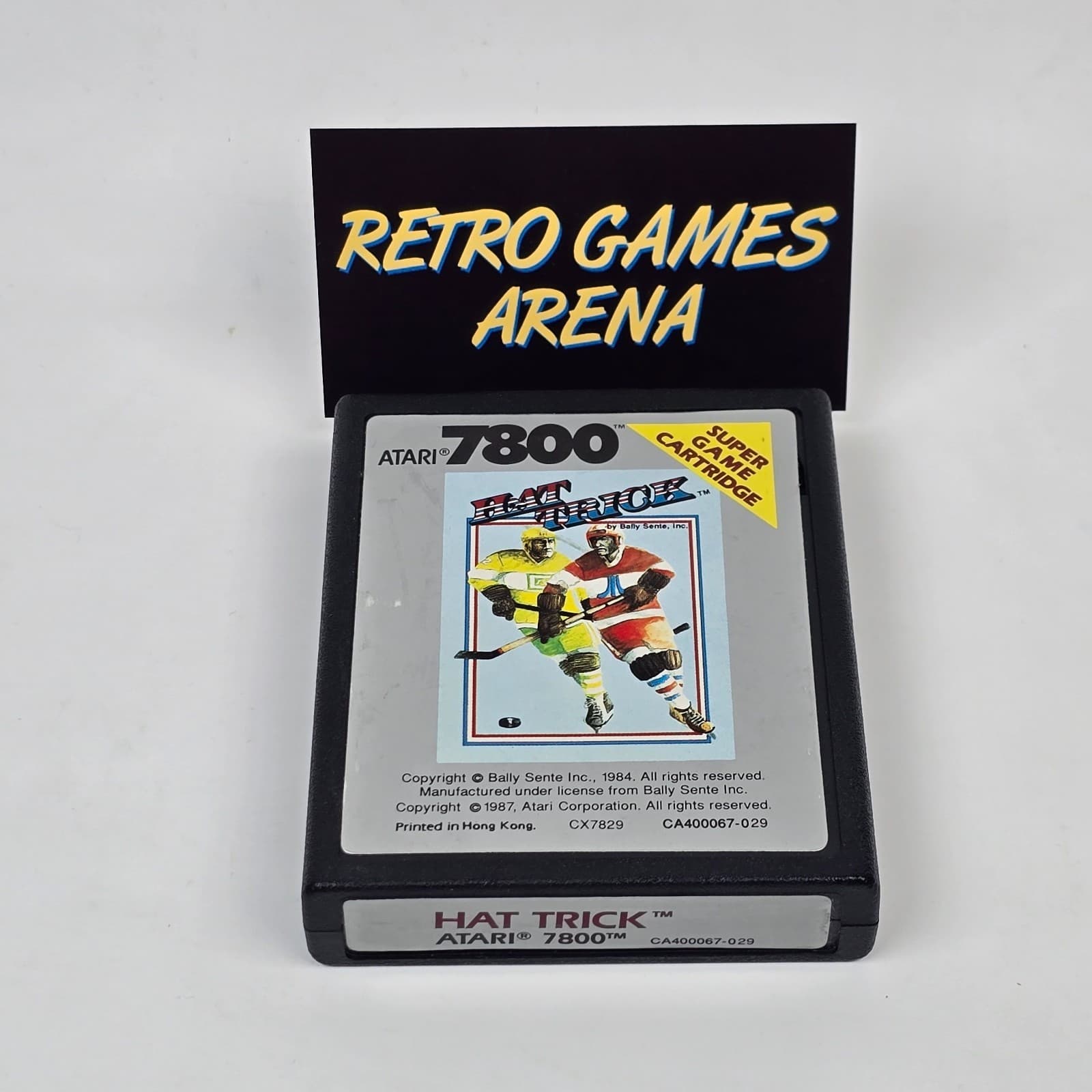 Hat Trick (Atari 7800) Cartridge CLEANED & TESTED
