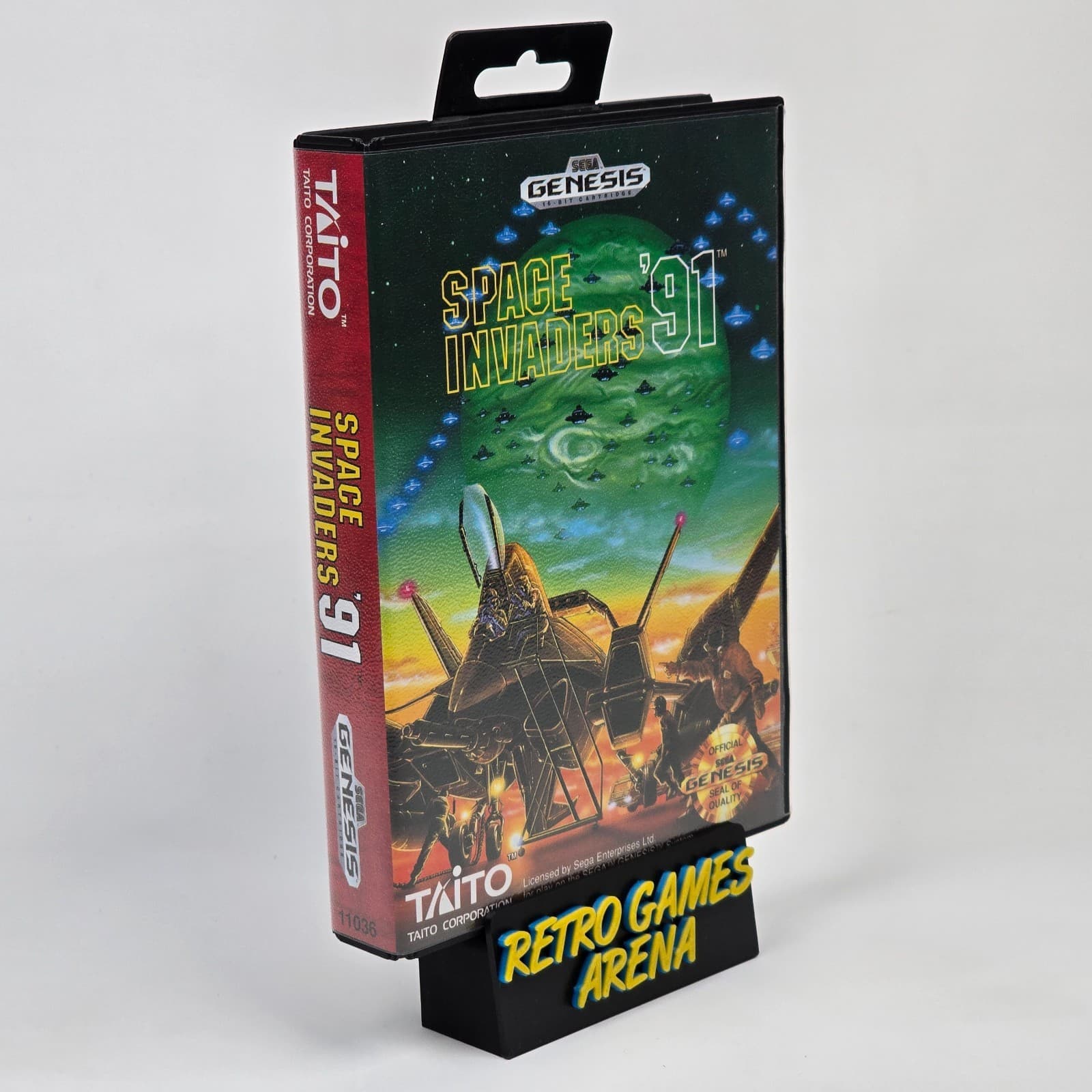 💿 REFURBISHED Space Invaders 91 (Sega Genesis) CIB COMPLETE💿