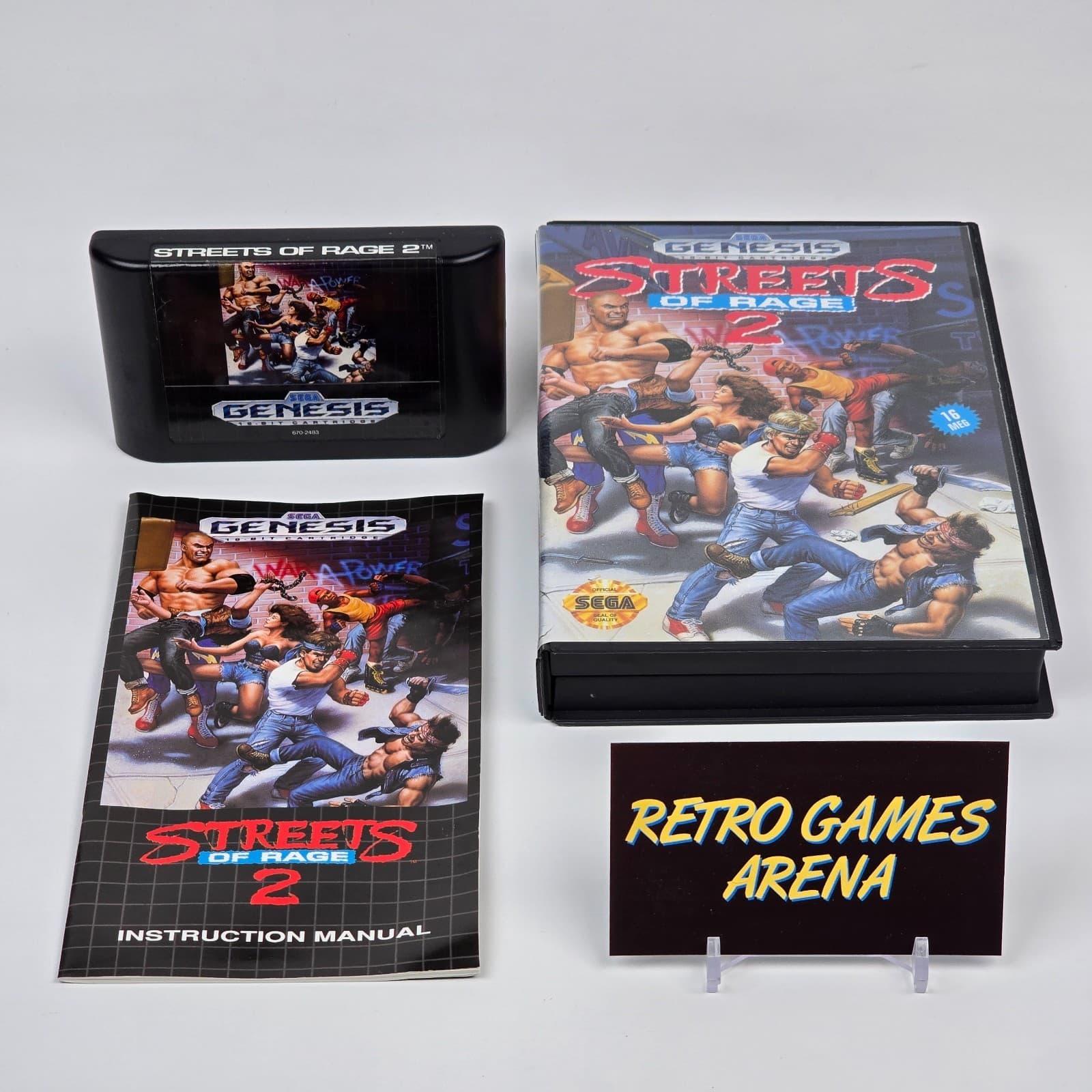 Streets of Rage 2 (Sega Genesis) CIB COMPLETE
