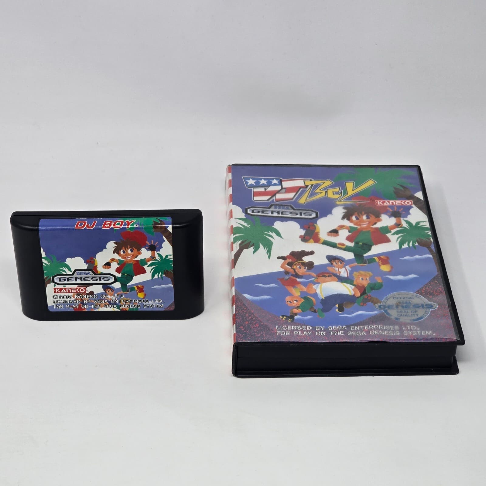 DJ Boy (Sega Genesis) Case & Cartridge TESTED