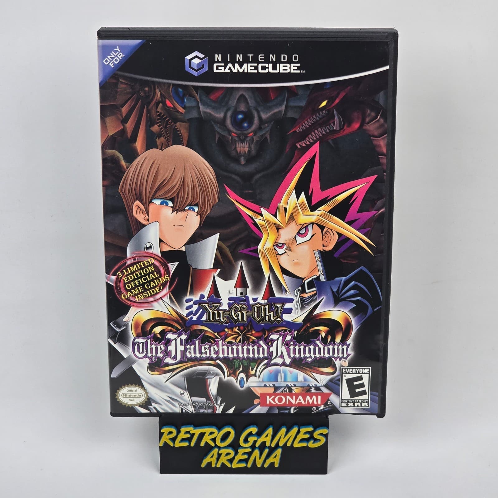 Yu-Gi-Oh! The Falsebound Kingdom (Nintendo GameCube) Case & Disc