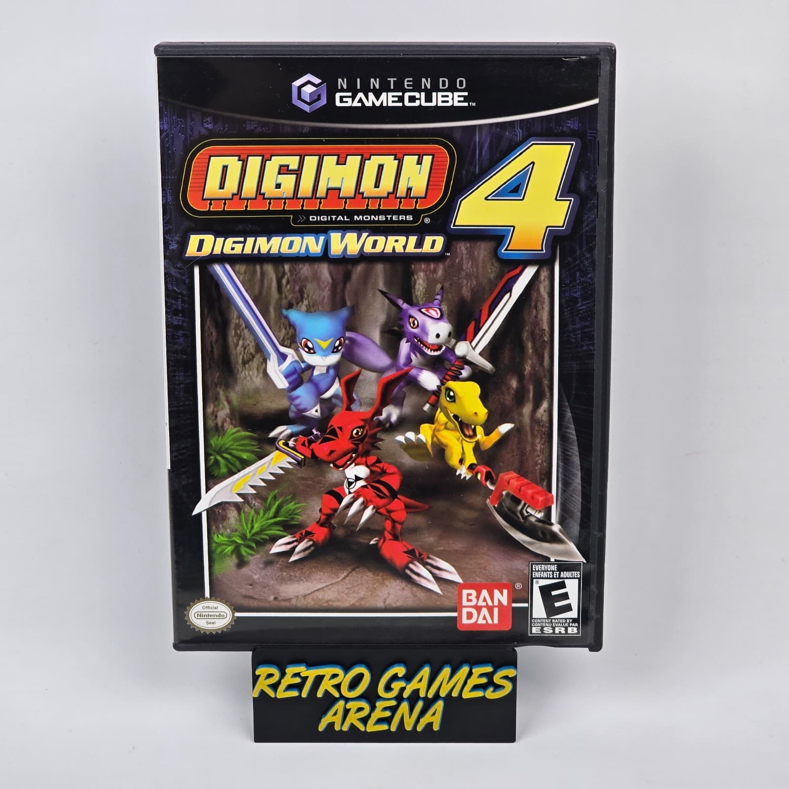 Digimon World 4 (Nintendo GameCube) Case & Disc