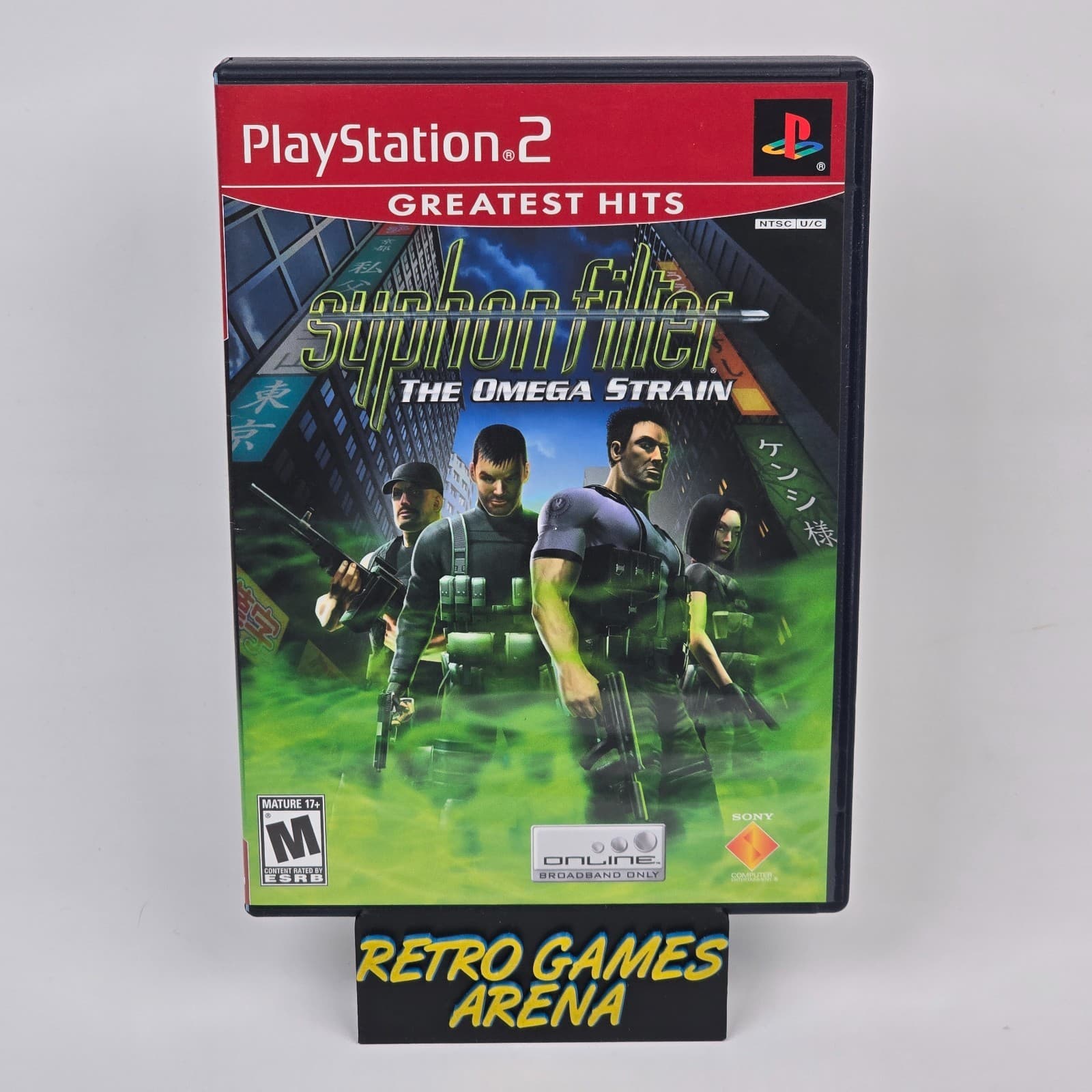 Syphon Filter: The Omega Strain (PlayStation 2 PS2) Greatest Hits CIB COMPLETE