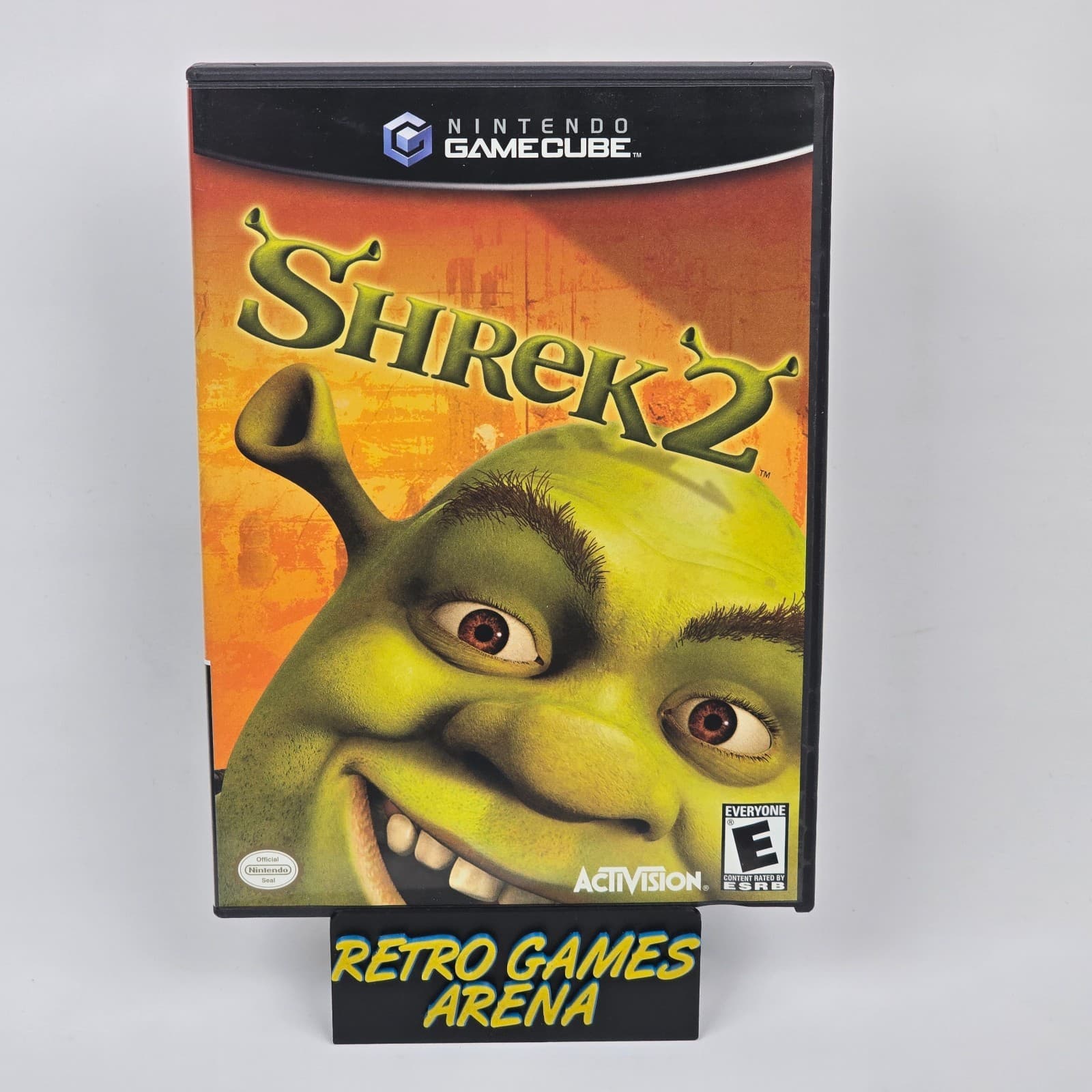 Shrek 2 (Nintendo GameCube) Black Label Case & Disc