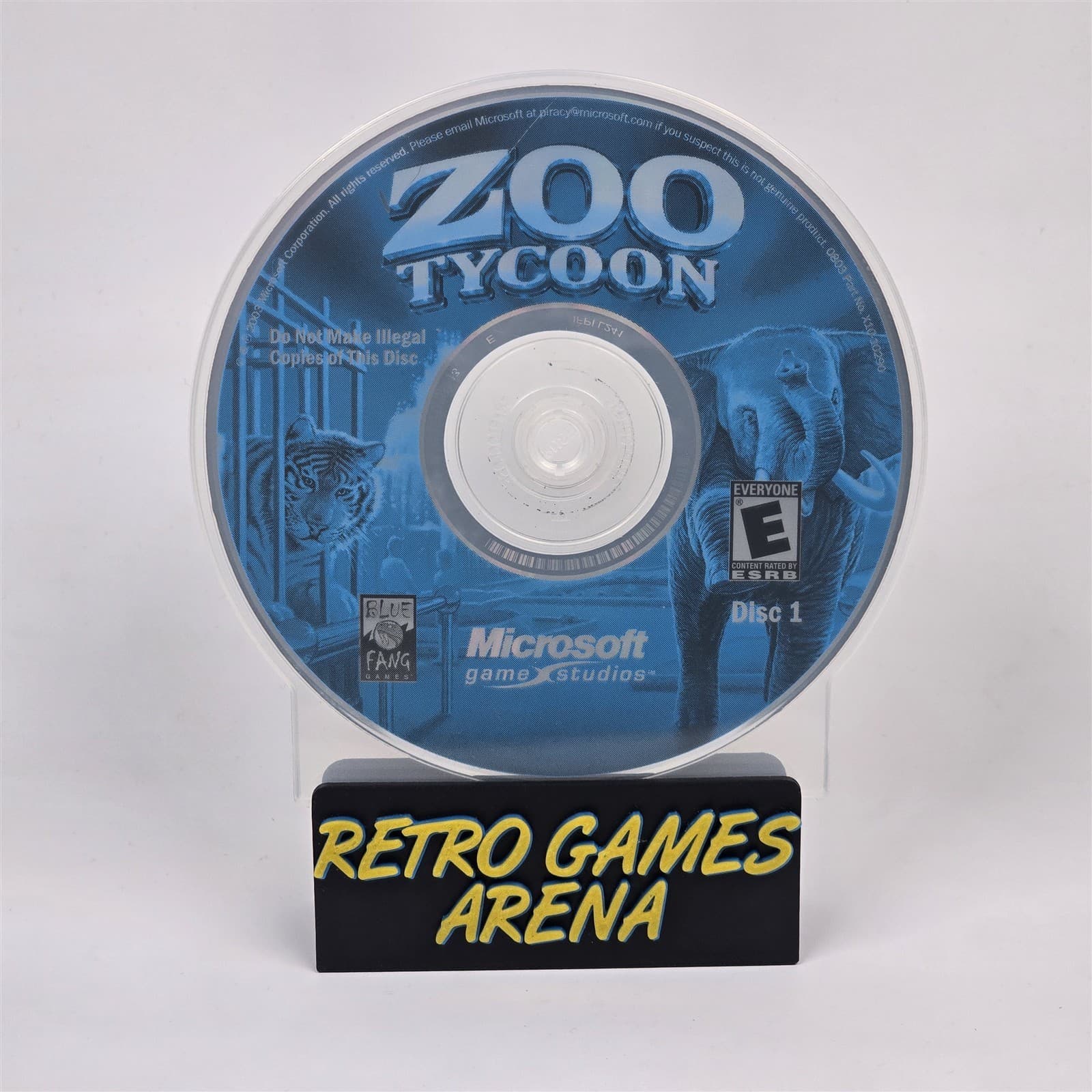 Zoo Tycoon (PC CD-ROM) Disc - TESTED