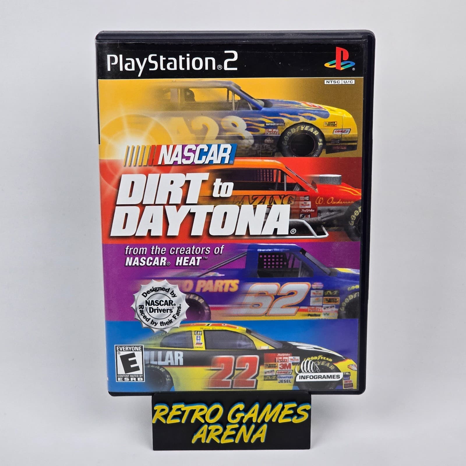NASCAR: Dirt to Daytona (PlayStation 2 PS2) CIB COMPLETE