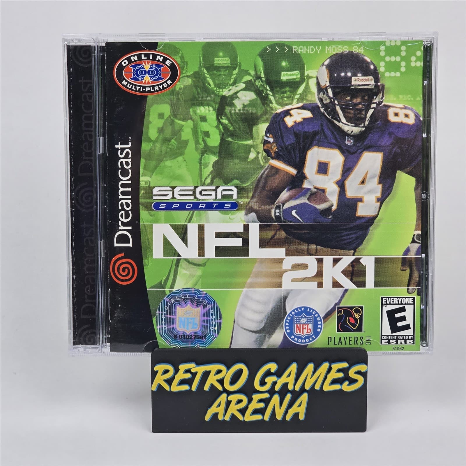 NFL 2K1 (Sega Dreamcast) CIB COMPLETE