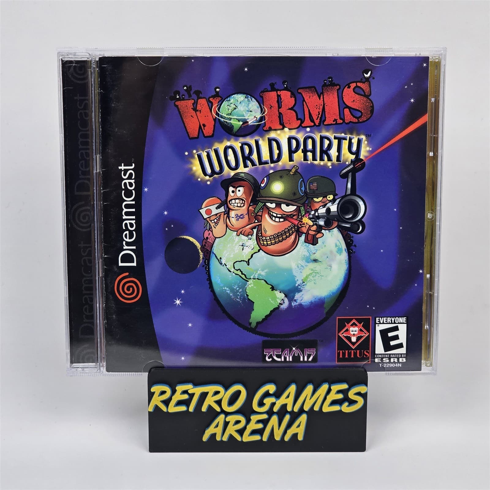 Worms: World Party (Sega Dreamcast) CIB COMPLETE