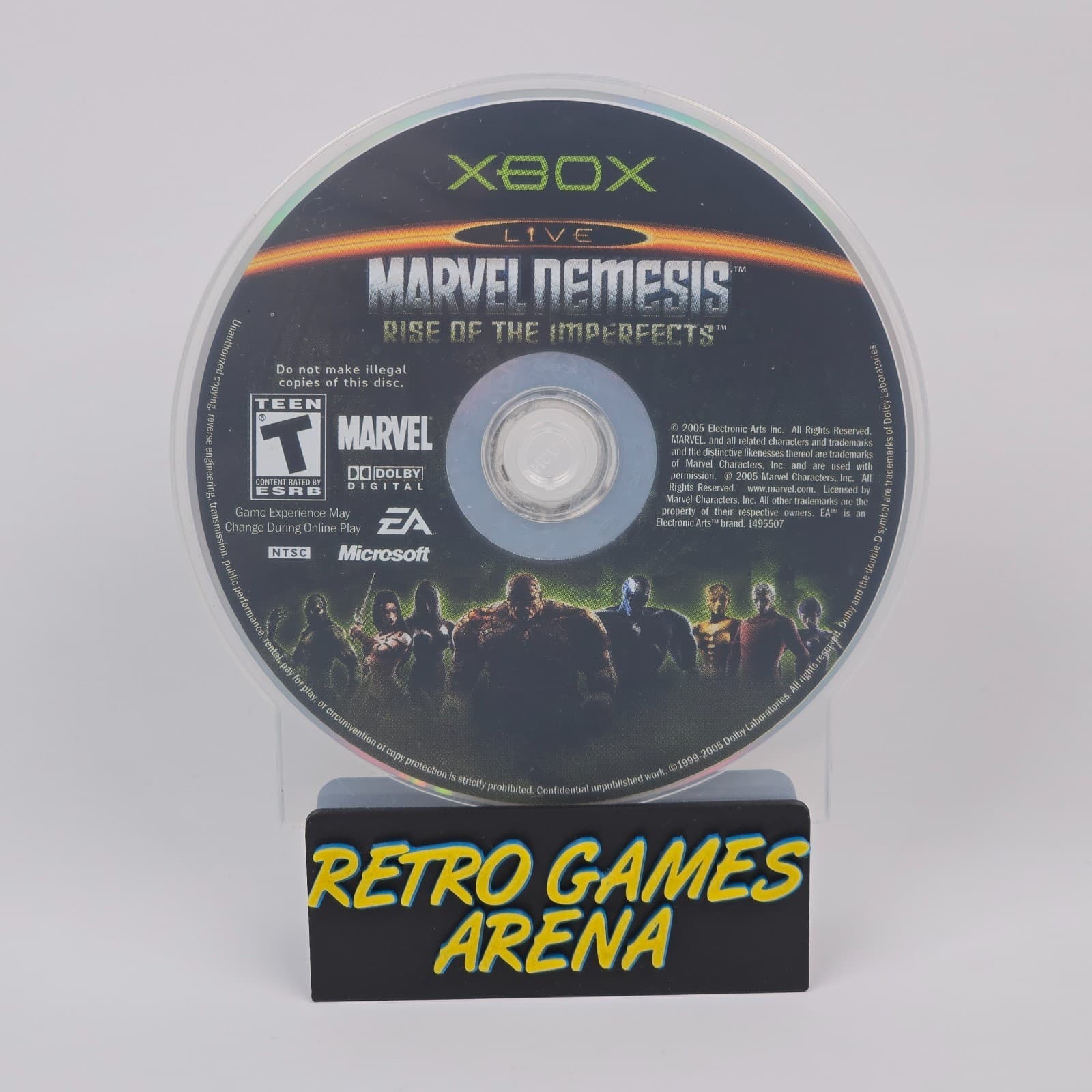 Marvel Nemesis: Rise of the Imperfects (Original Xbox) Disc