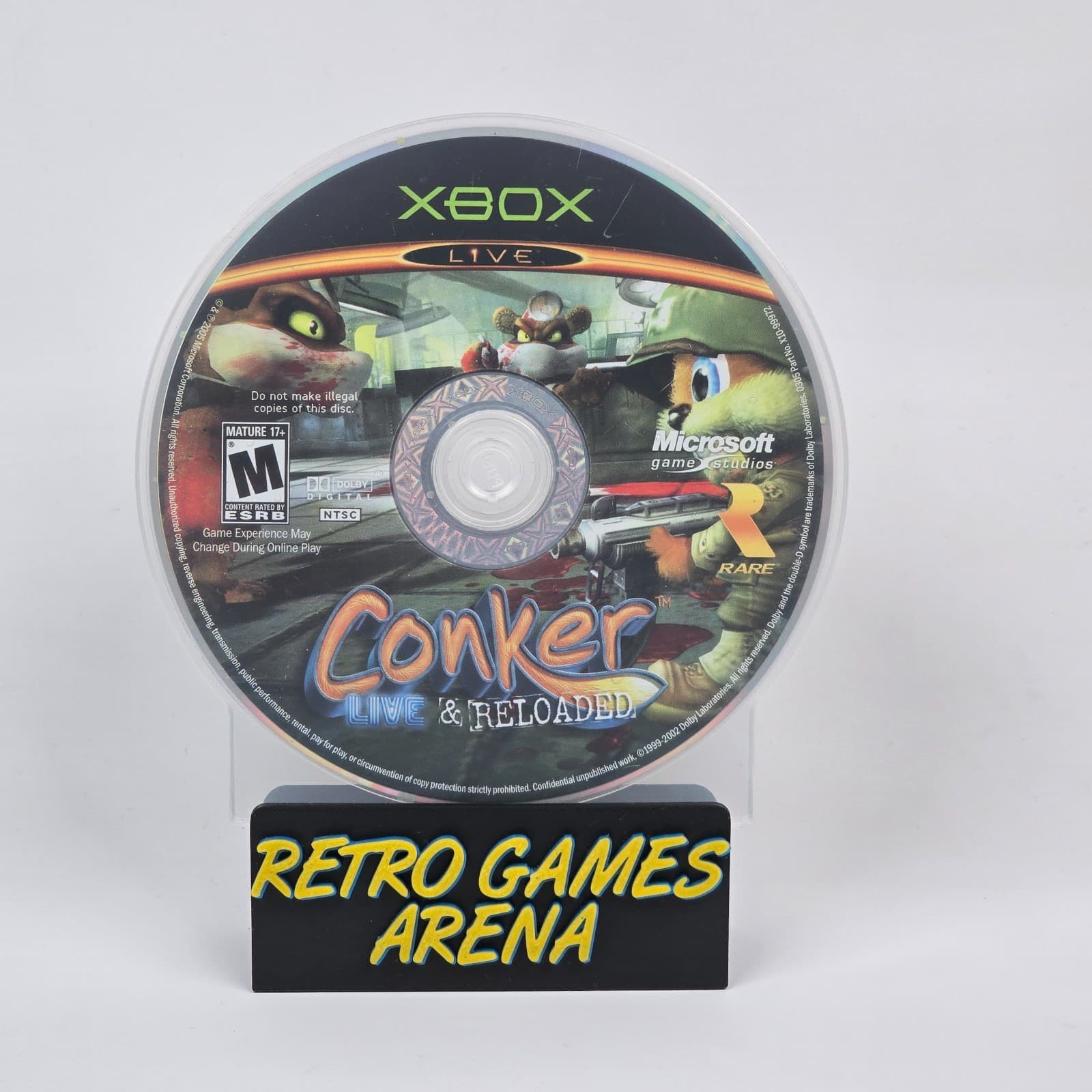 Conker: Live & Reloaded (Original Xbox) Disc