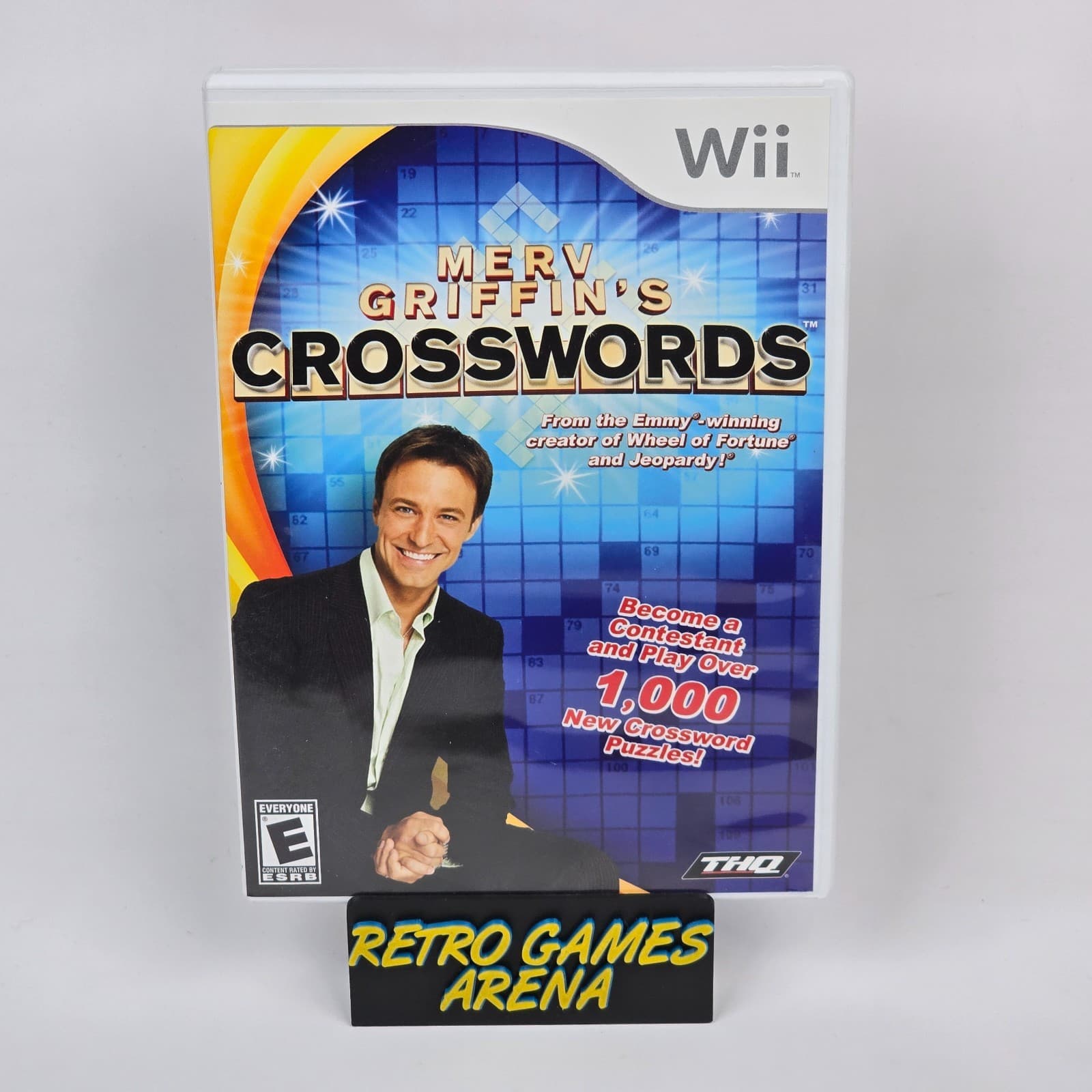 Merv Griffin's Crosswords (Nintendo Wii) CIB COMPLETE