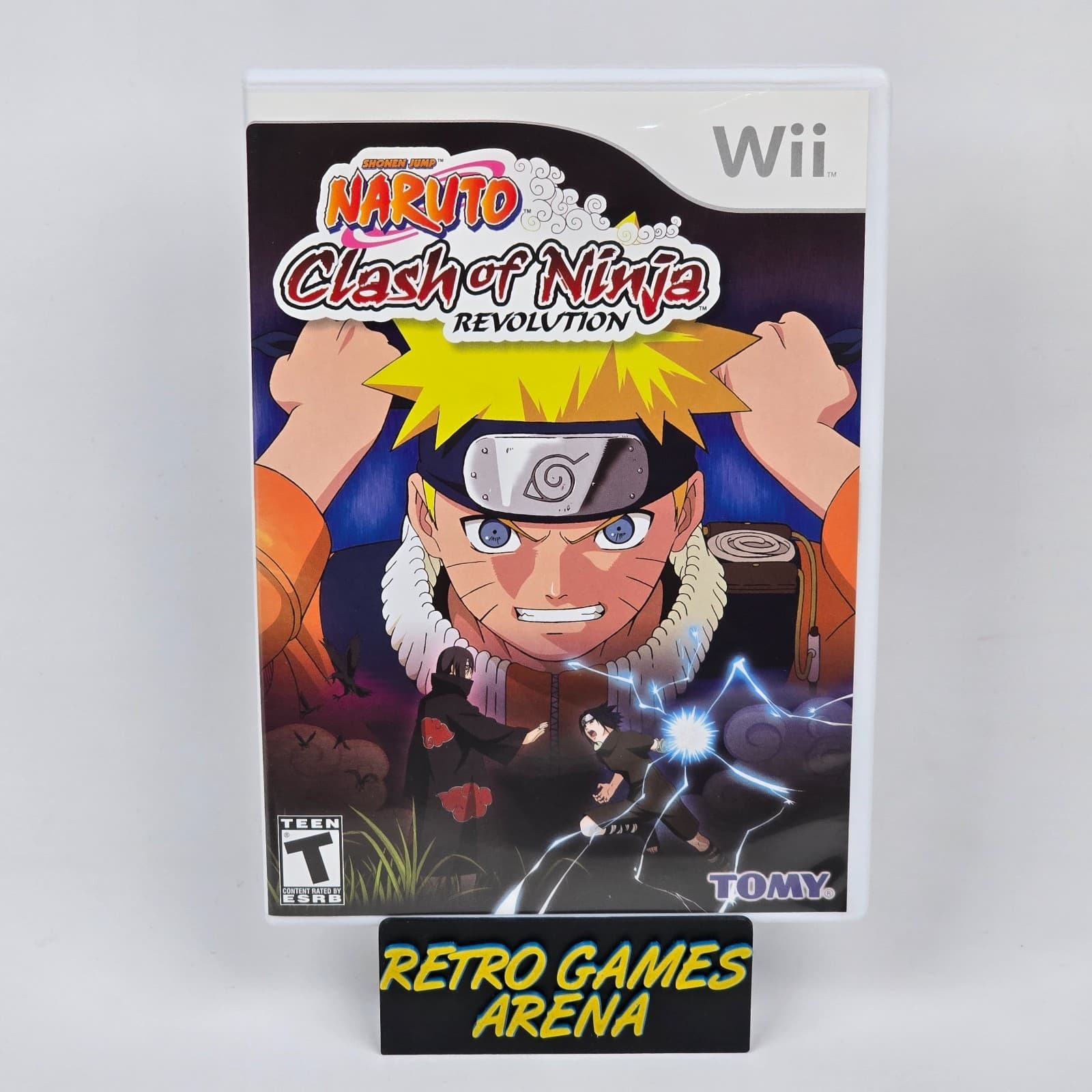 Naruto: Clash of Ninja Revolution (Nintendo Wii) CIB COMPLETE