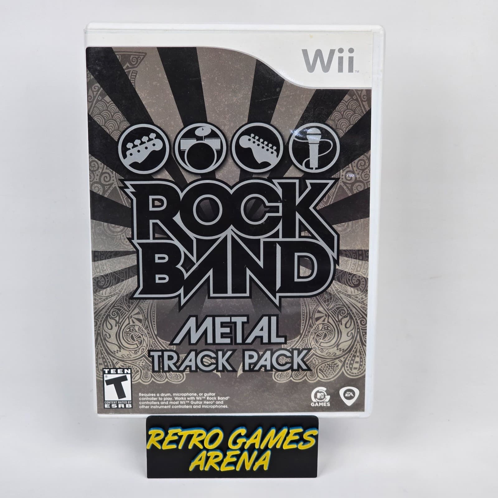 Rock Band: Metal Track Pack (Nintendo Wii) CIB COMPLETE