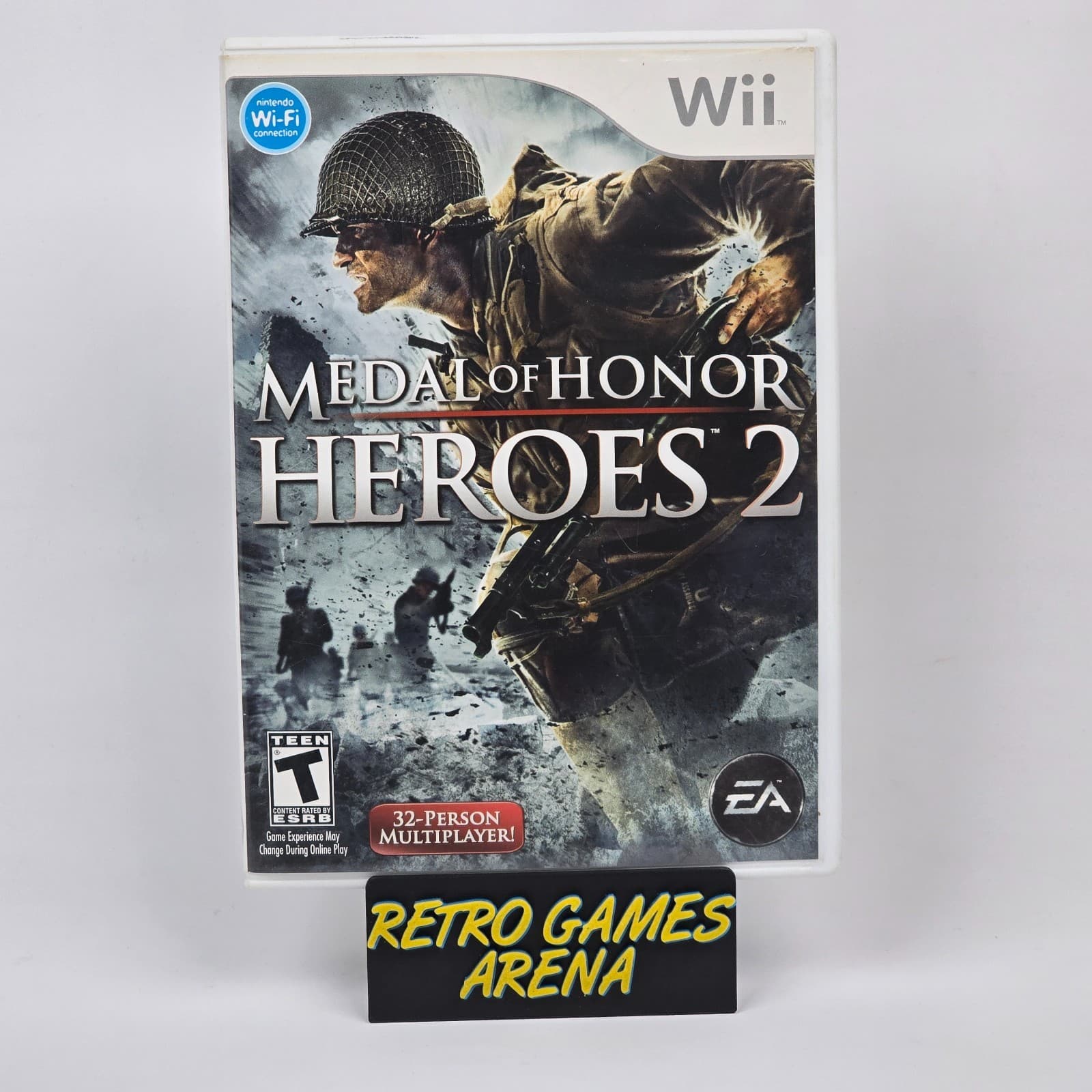 Medal of Honor: Heroes 2 (Nintendo Wii) CIB COMPLETE