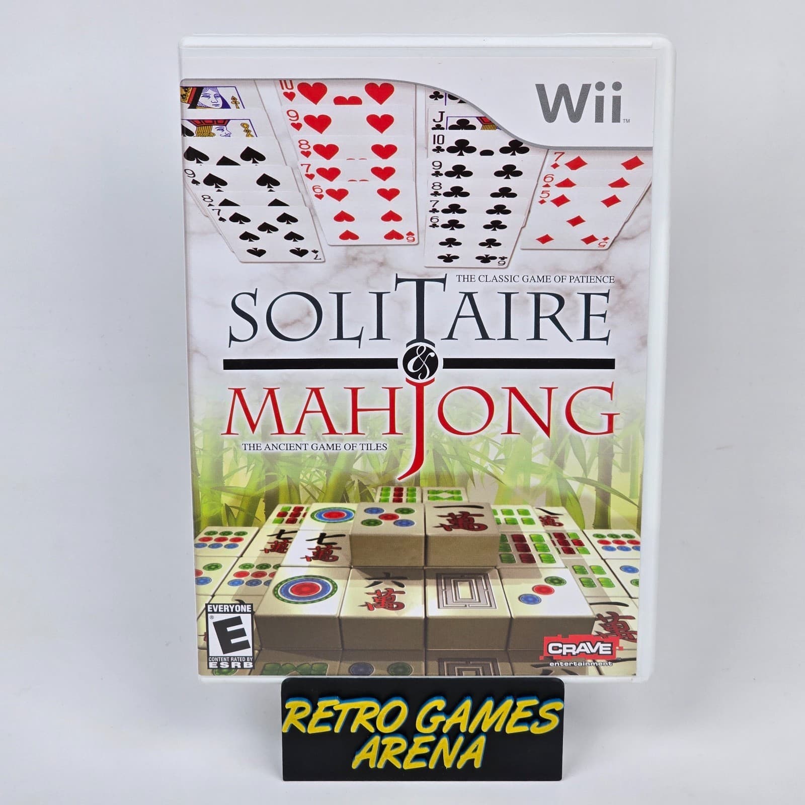 Solitaire & Mahjong (Nintendo Wii) CIB COMPLETE