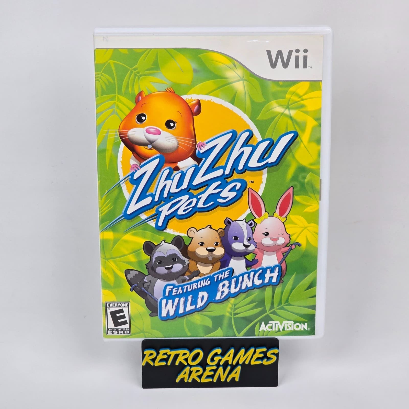 ZhuZhu Pets Featuring the Wild Bunch (Nintendo Wii) Case & Disc