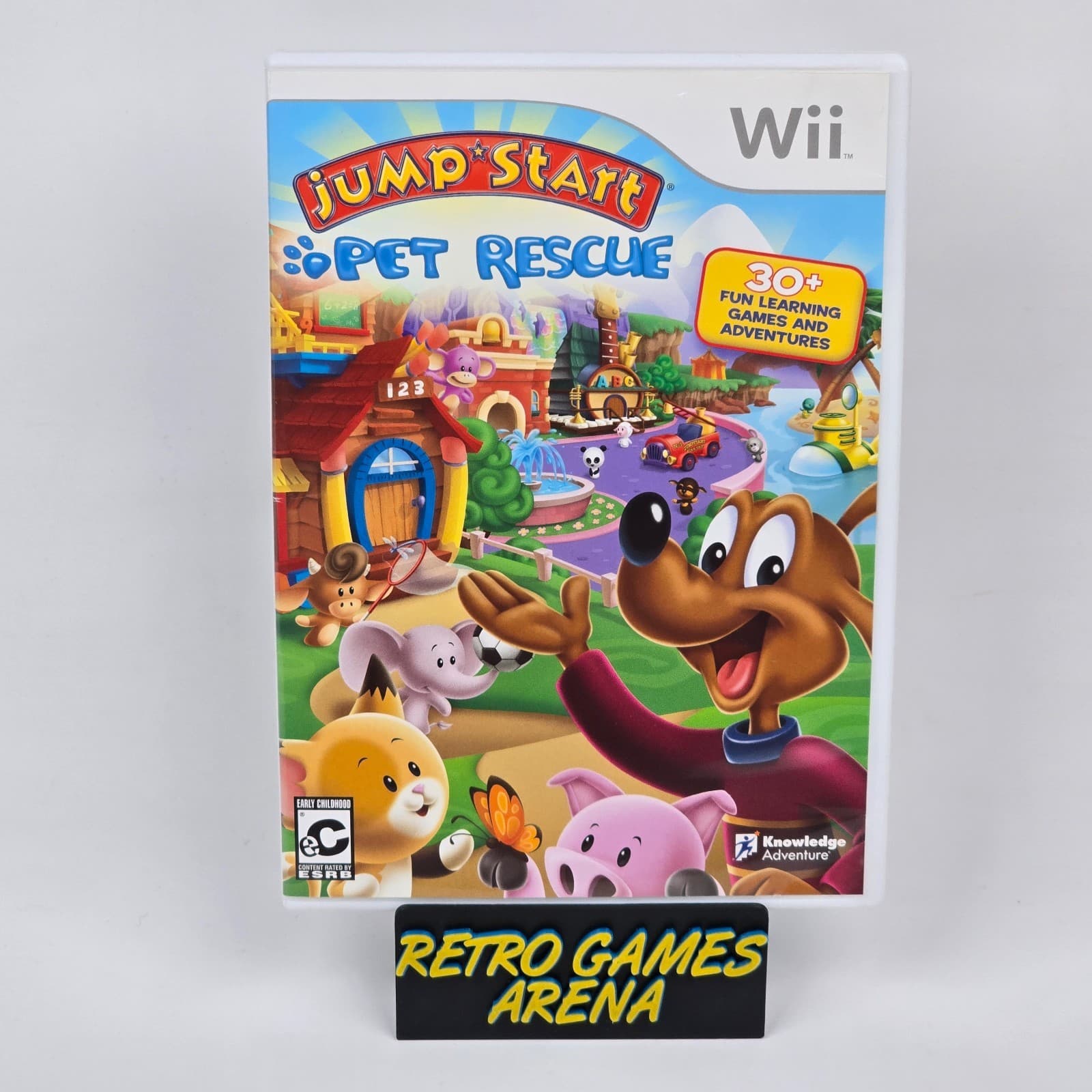JumpStart: Pet Rescue (Nintendo Wii) Case & Disc