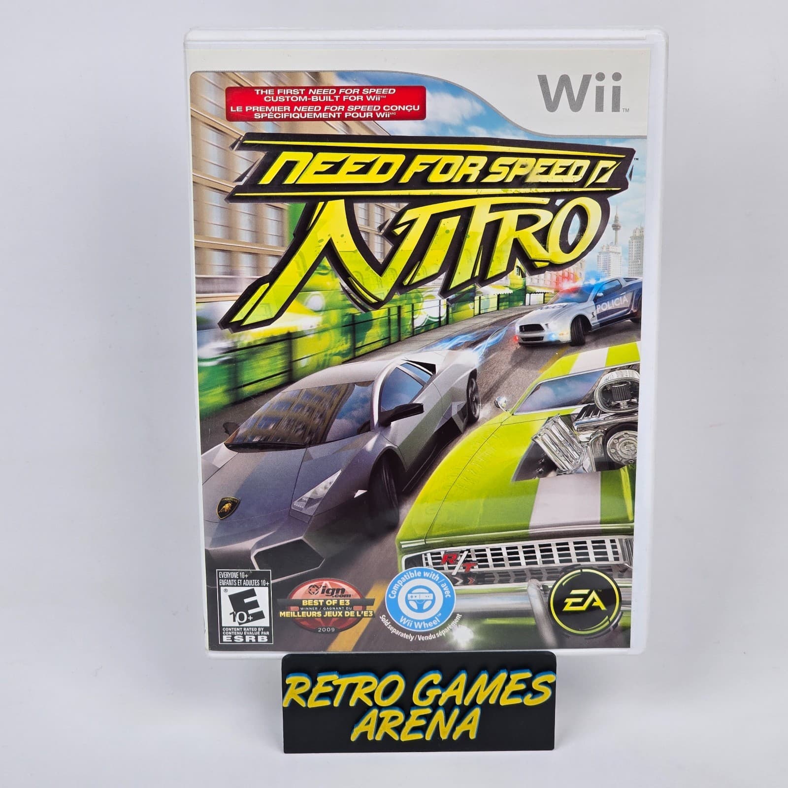 Need for Speed: Nitro (Nintendo Wii) Case & Disc