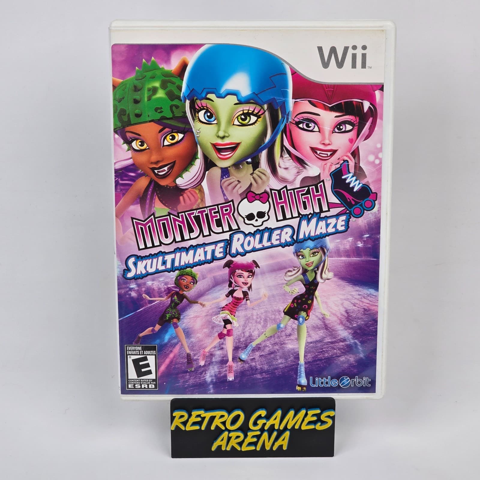 Monster High: Skultimate Roller Maze (Nintendo Wii) Case & Disc