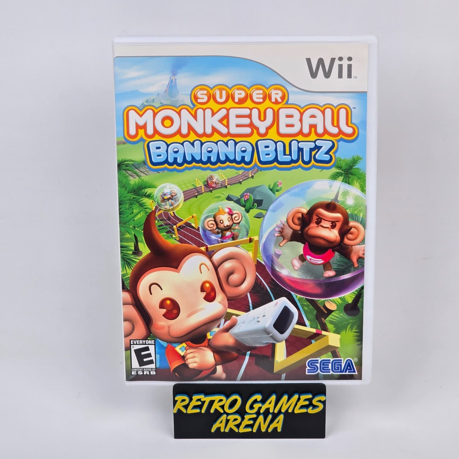 Super Monkey Ball: Banana Blitz (Nintendo Wii) Case & Disc