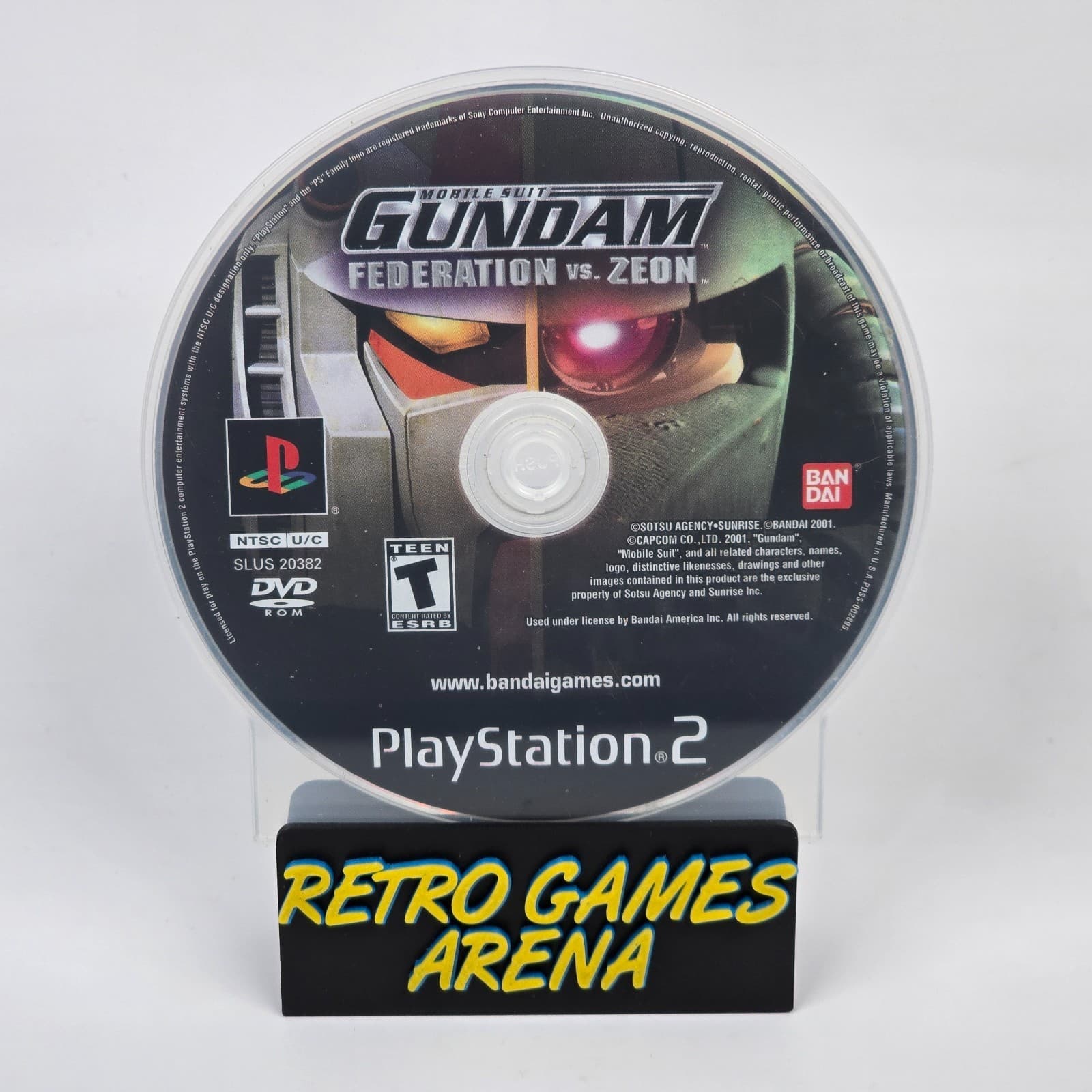 Mobile Suit Gundam: Federation vs Zeon (PlayStation 2 PS2) Disc
