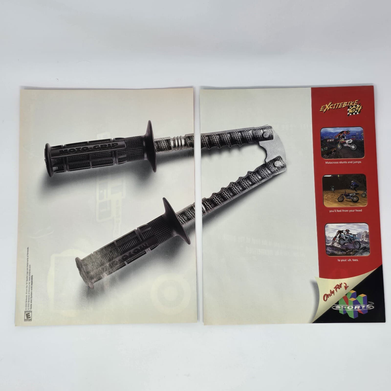 Excitebike 64 Nintendo 64 N64 Nut Cracker Print Ad/Poster Official Promo Art