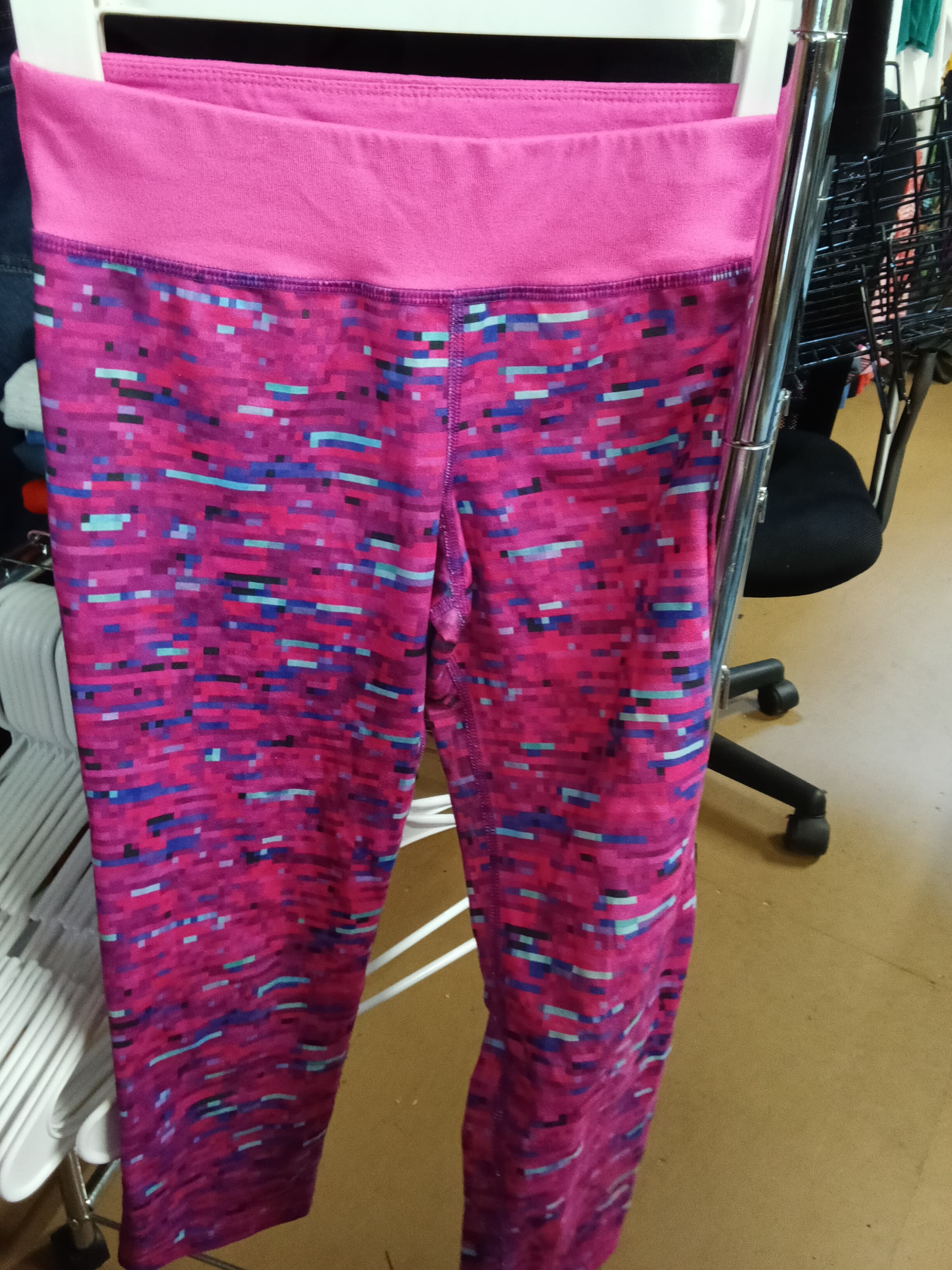 Champion DuoDry Leggings L Pink Multicolor
