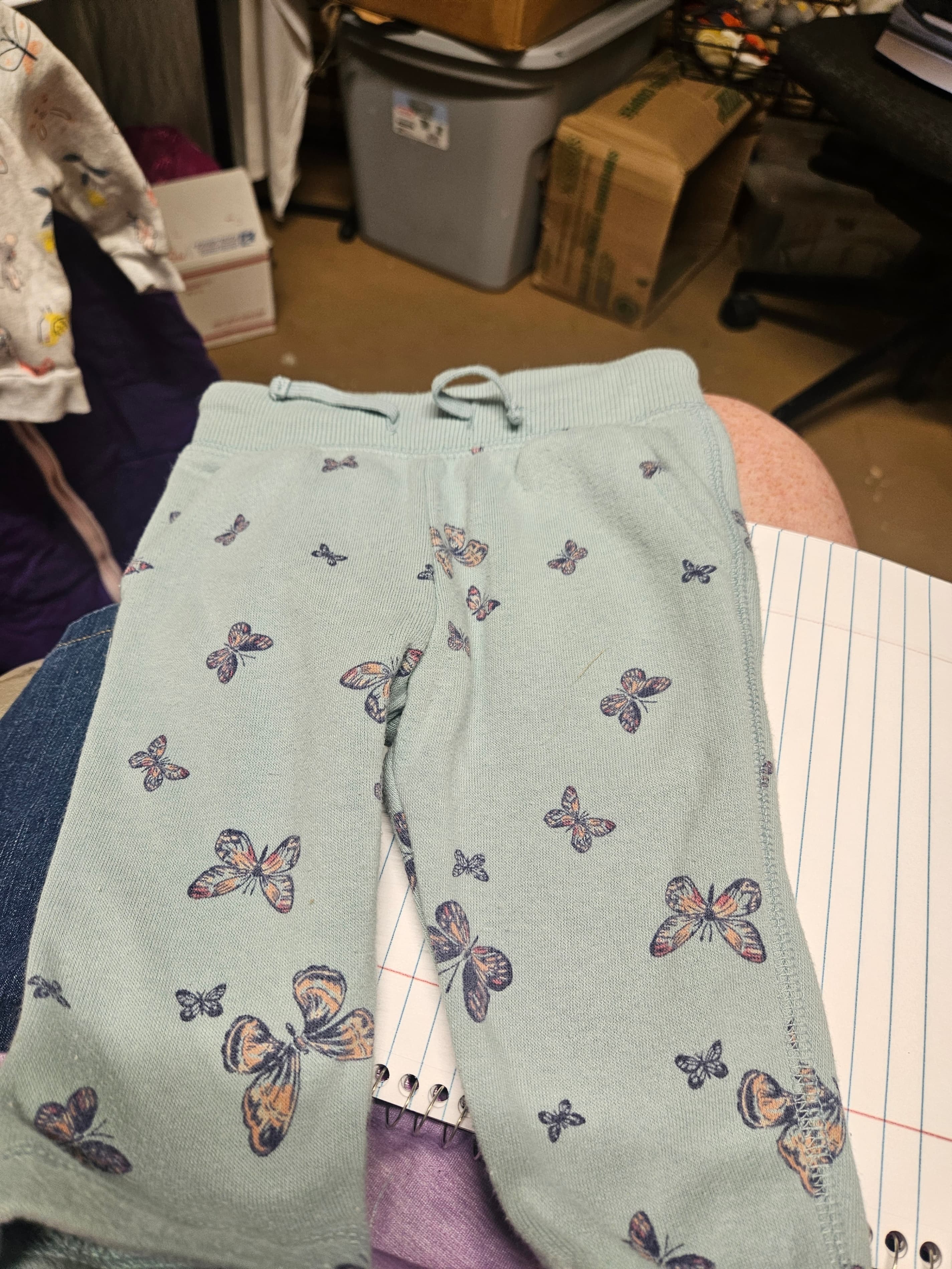 Baby Butterfly Print Pants