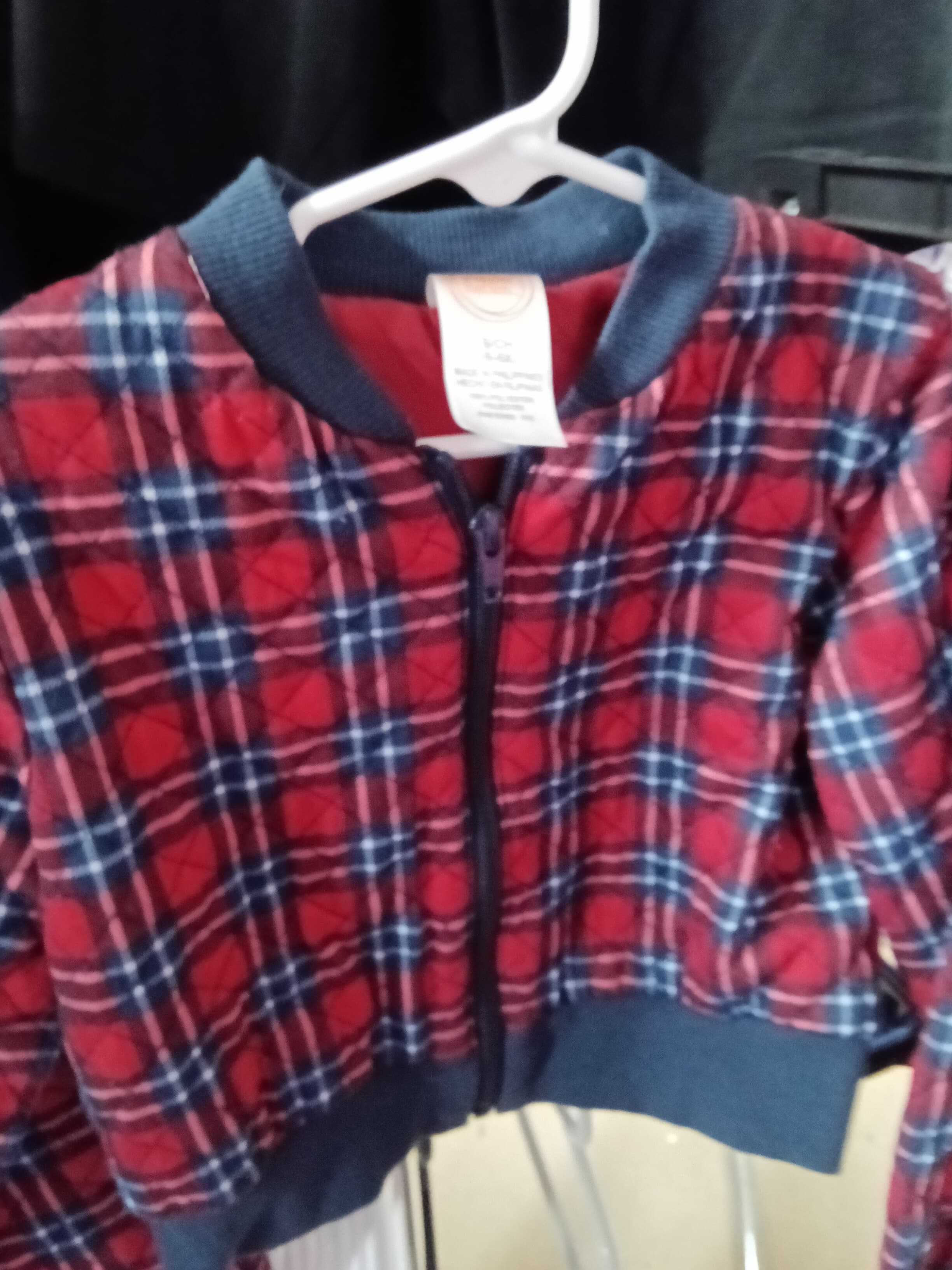 Wonder Nation Kids Plaid Jacket Size 6-6X