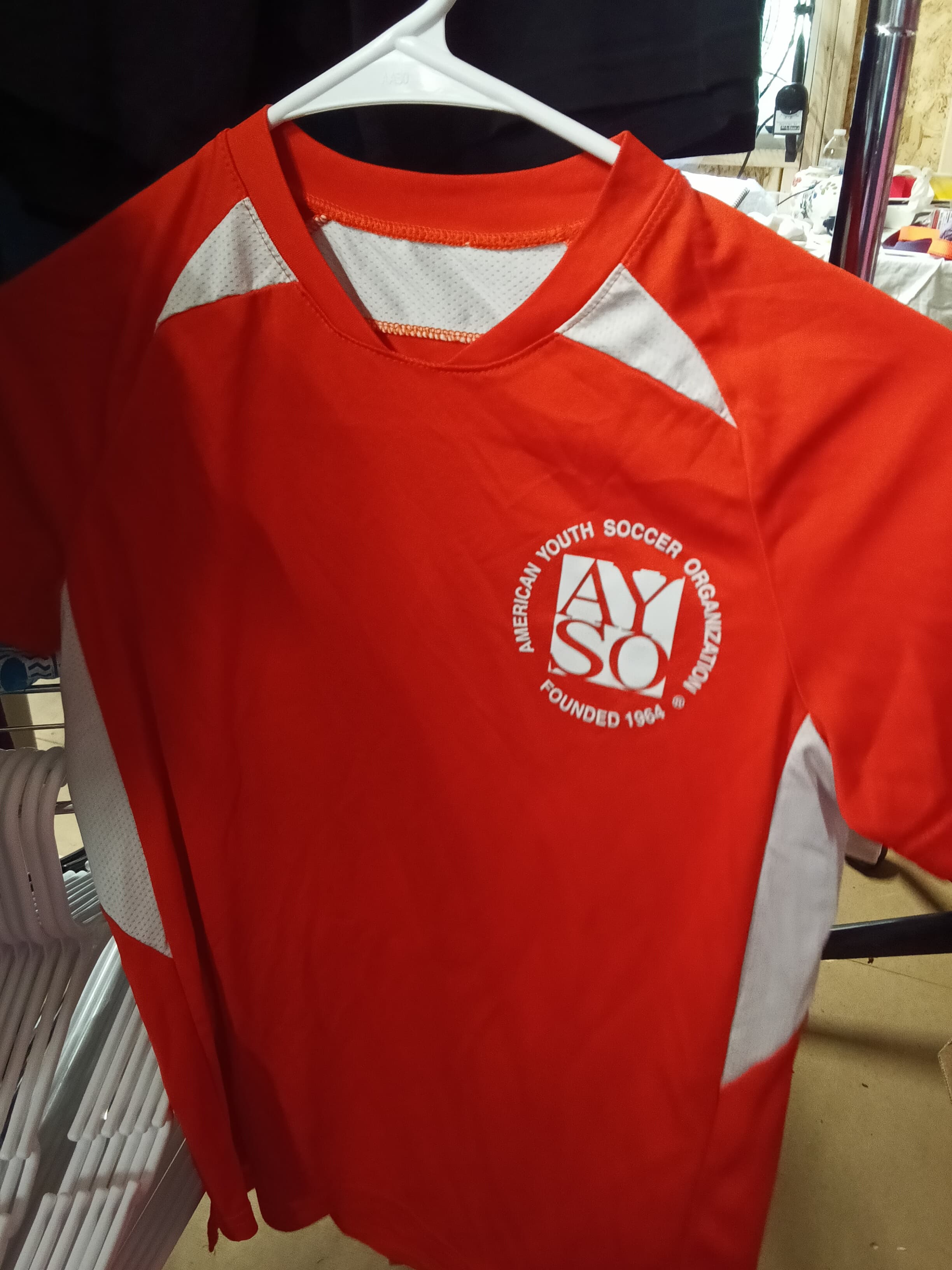 High Five Youth Soccer Jersey AYSO Red Size M
