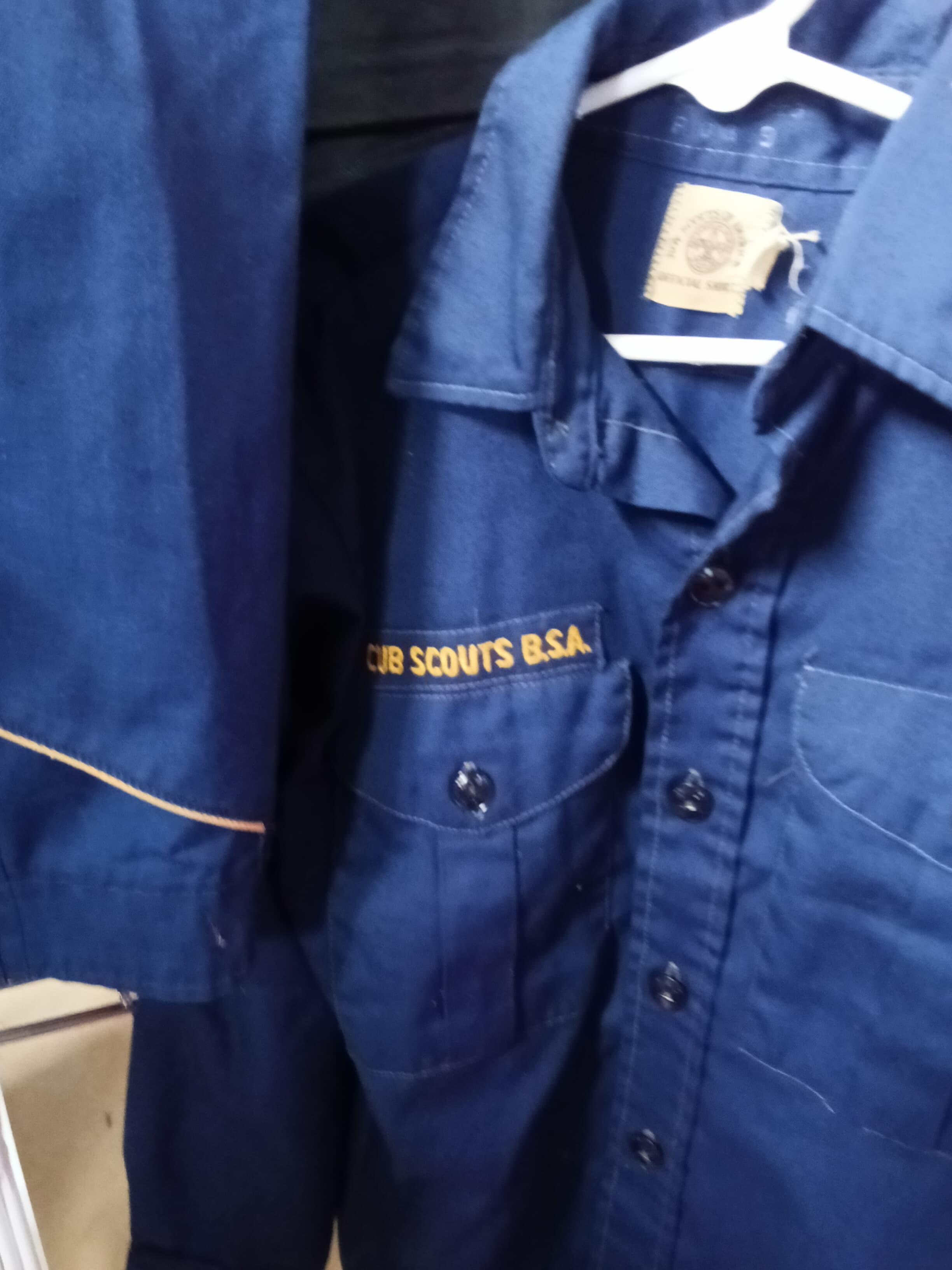 Boy Scouts of America Cub Scouts Uniform Shirt Size 9