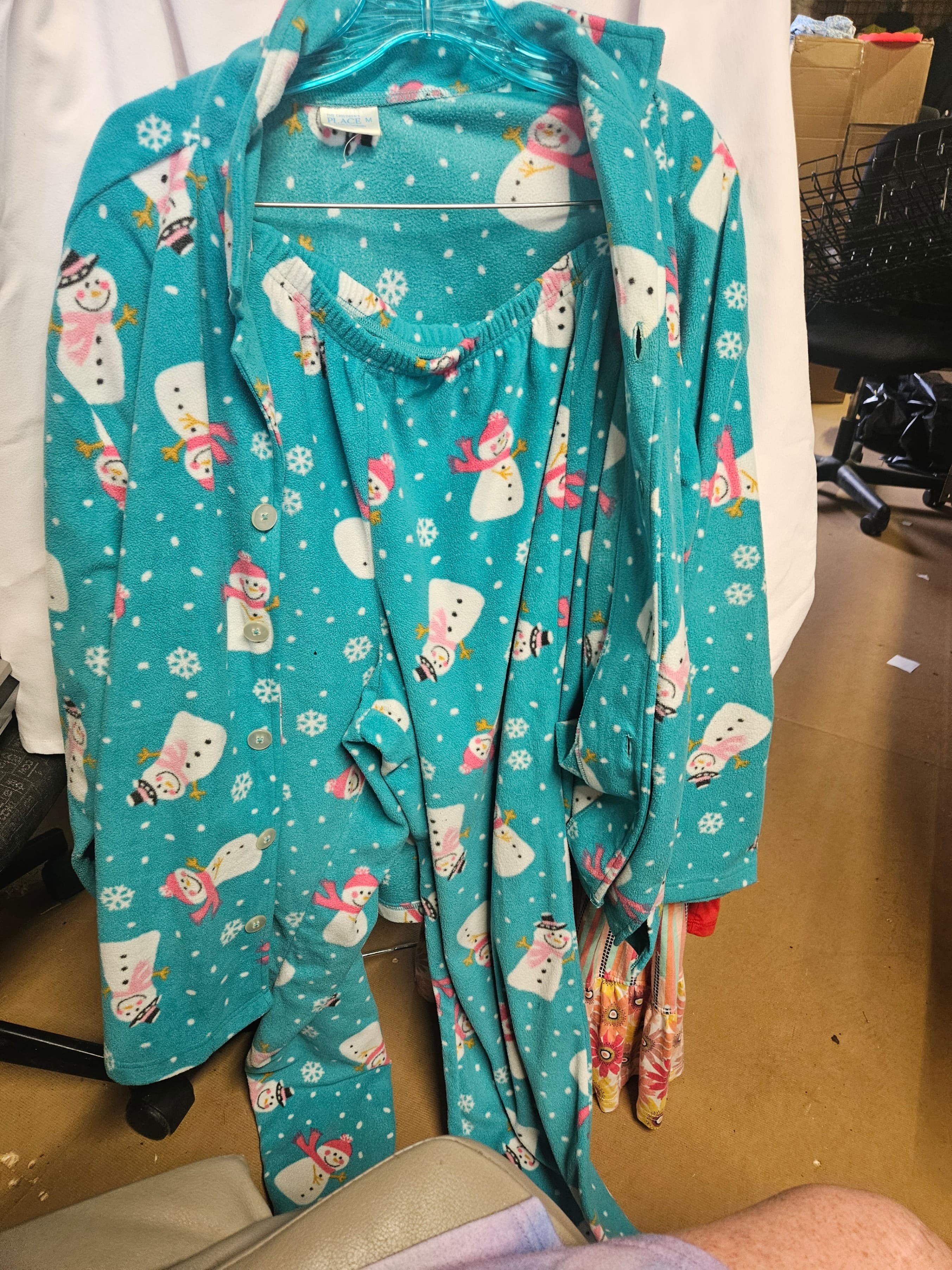 The Children's Place Snowman Pajama Set Size M
