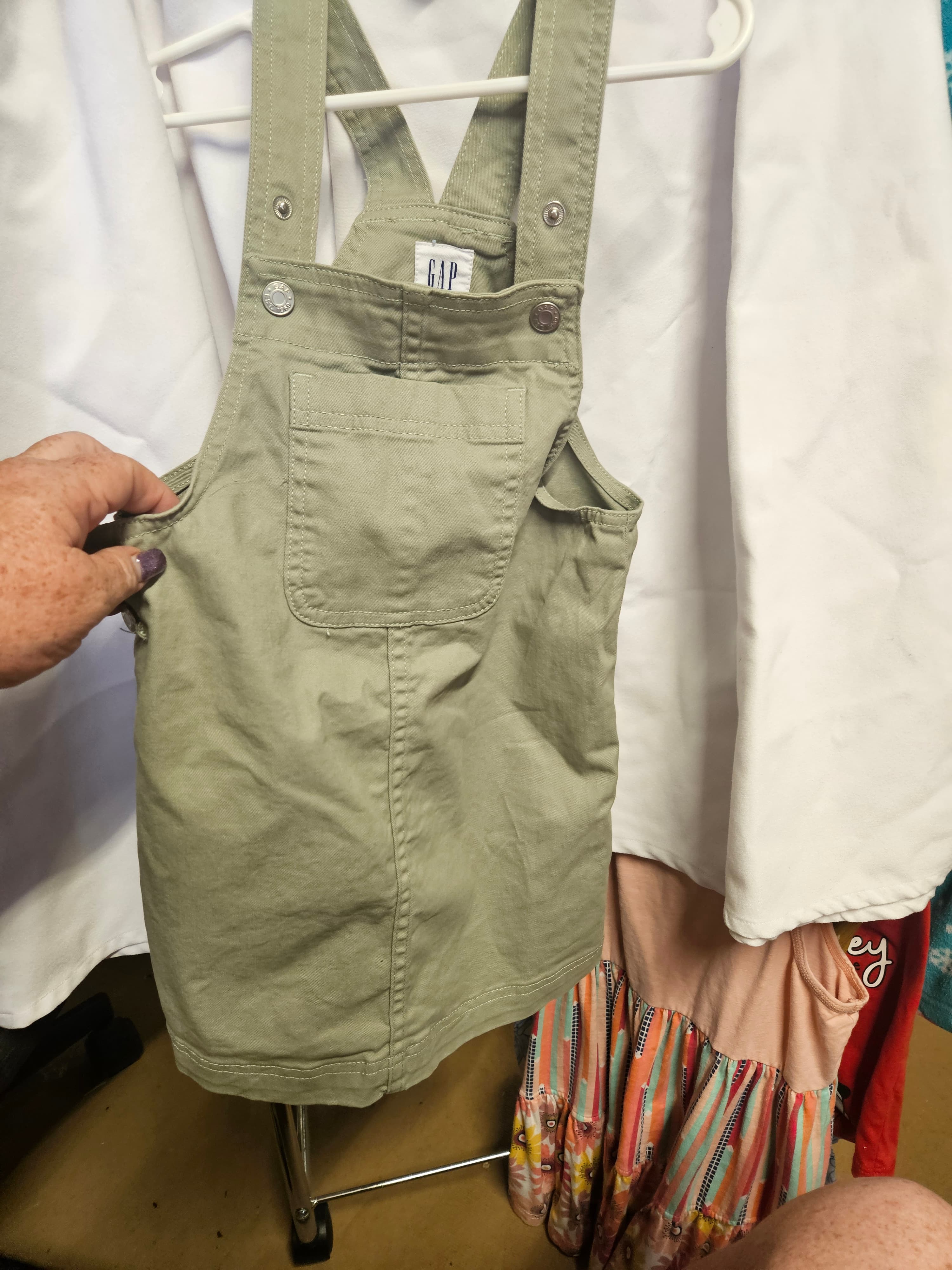 GAP Kids Green Overalls XS (4/5)