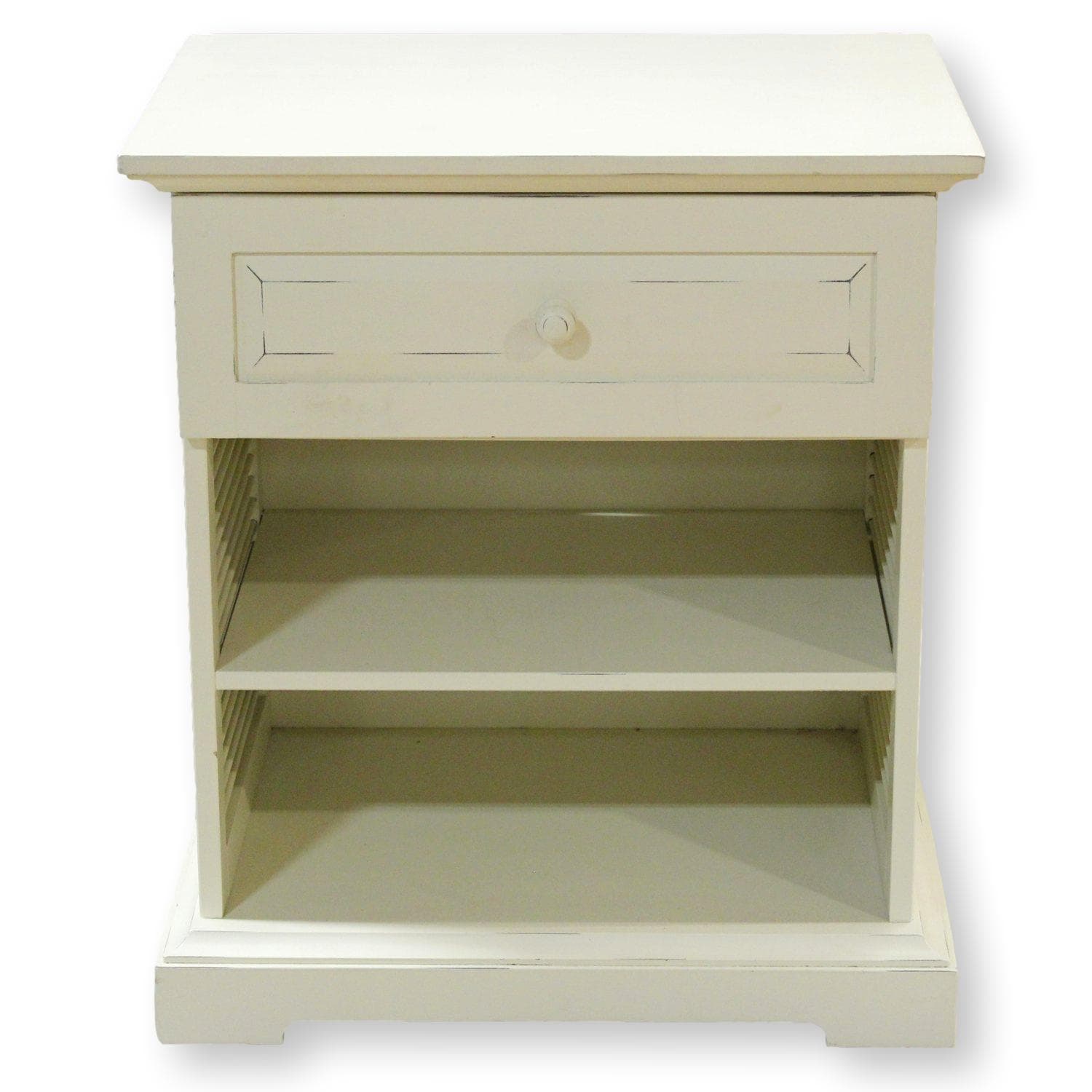 Pier 1 Imports Cream Nightstand w/Drawer - White