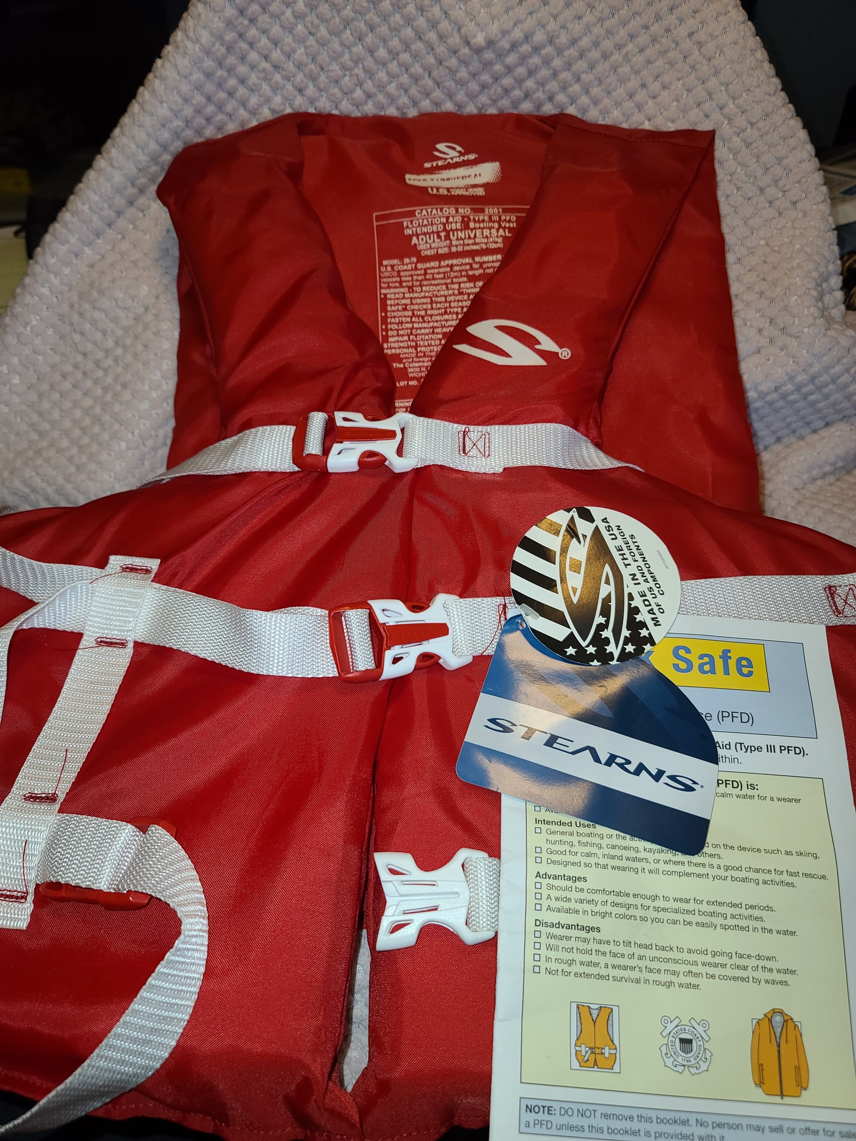 Stearns Adult Universal Boating Vest Type III PFD