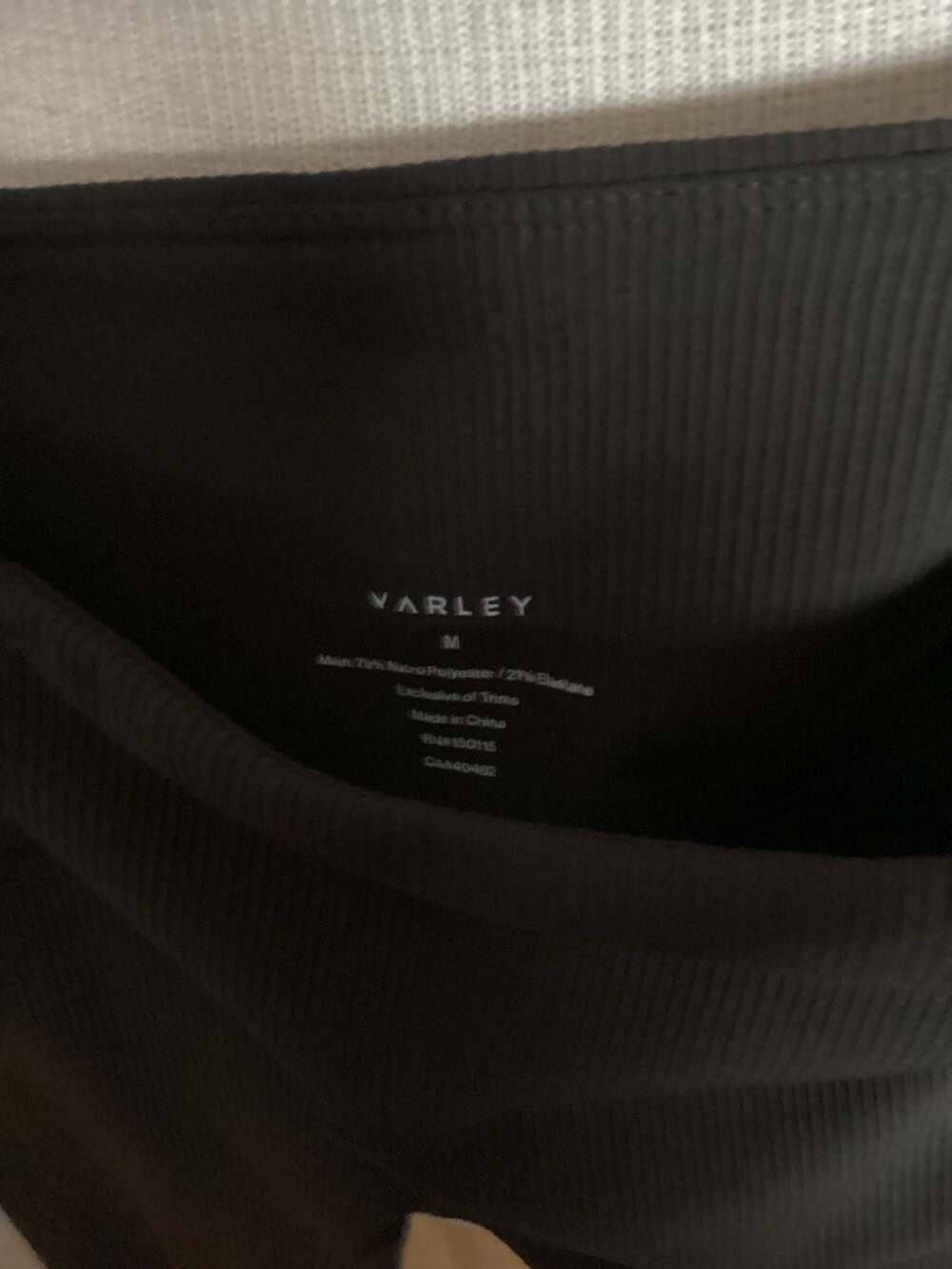 Varley Let's Move Ribbed High-Rise Leggings in Brown, Size M