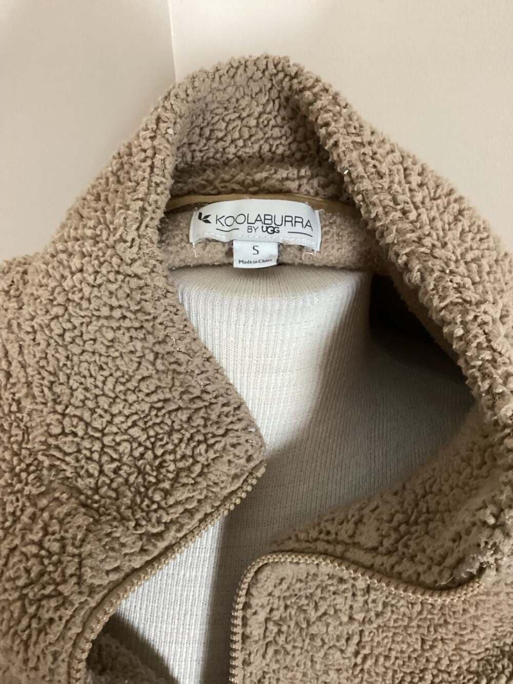 Koolaburra by UGG Sherpa Quarter-Zip Pullover, Size S