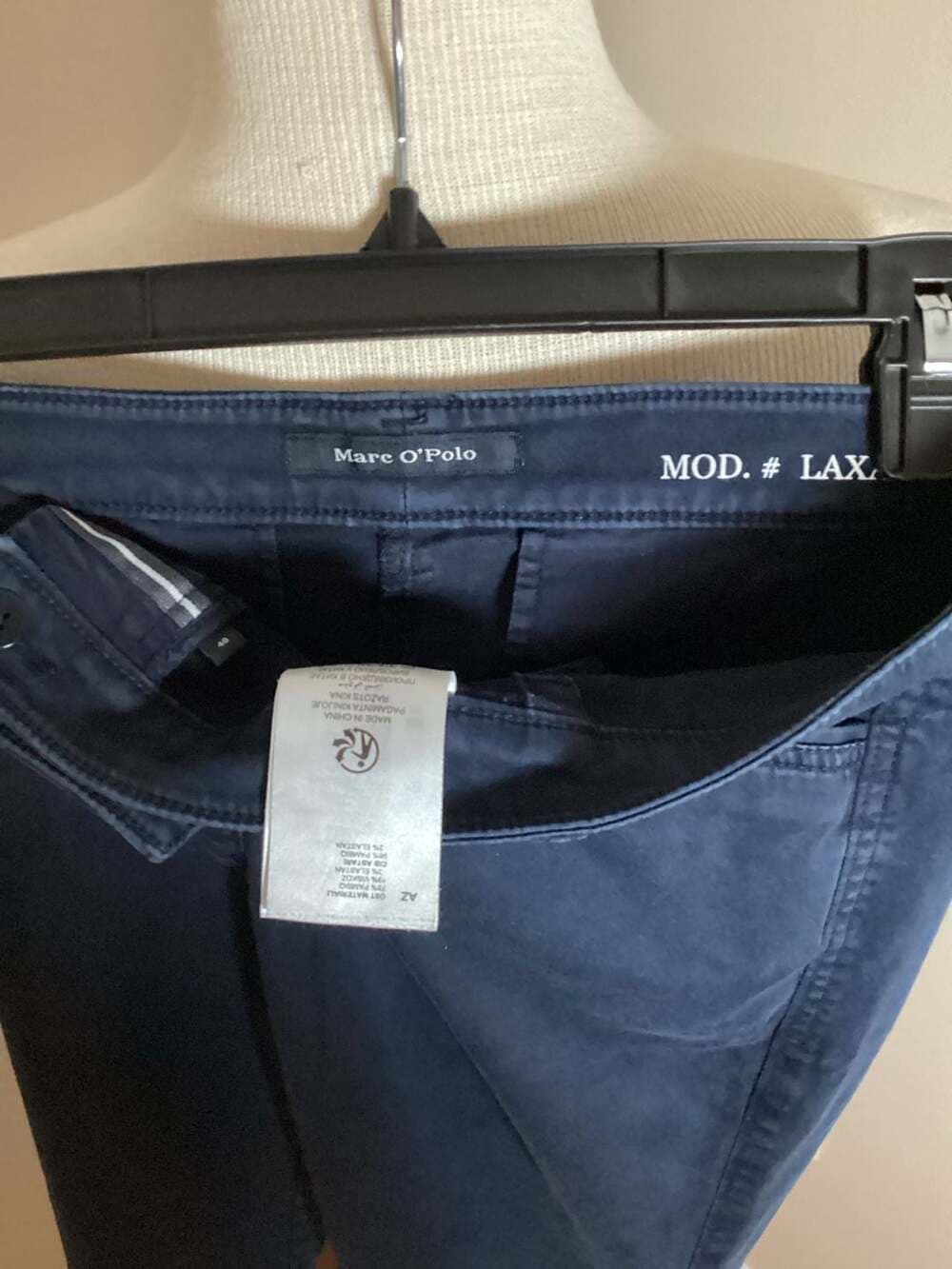 Marc O'Polo LAX Navy Blue Chino Pants Size 40