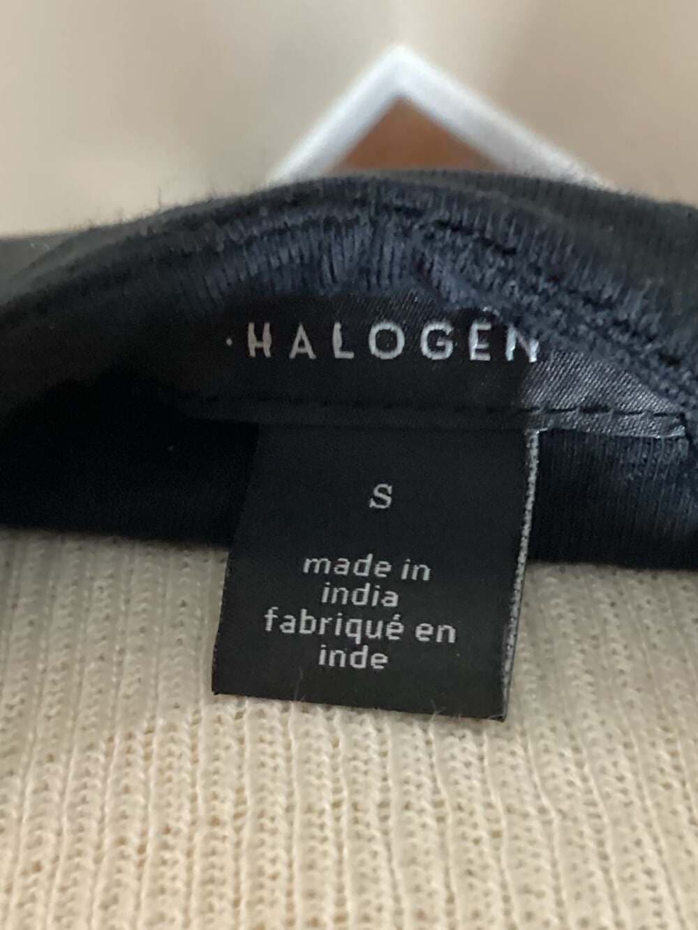 Halogen Black Square Neck Ruched Long Sleeve Top Size S