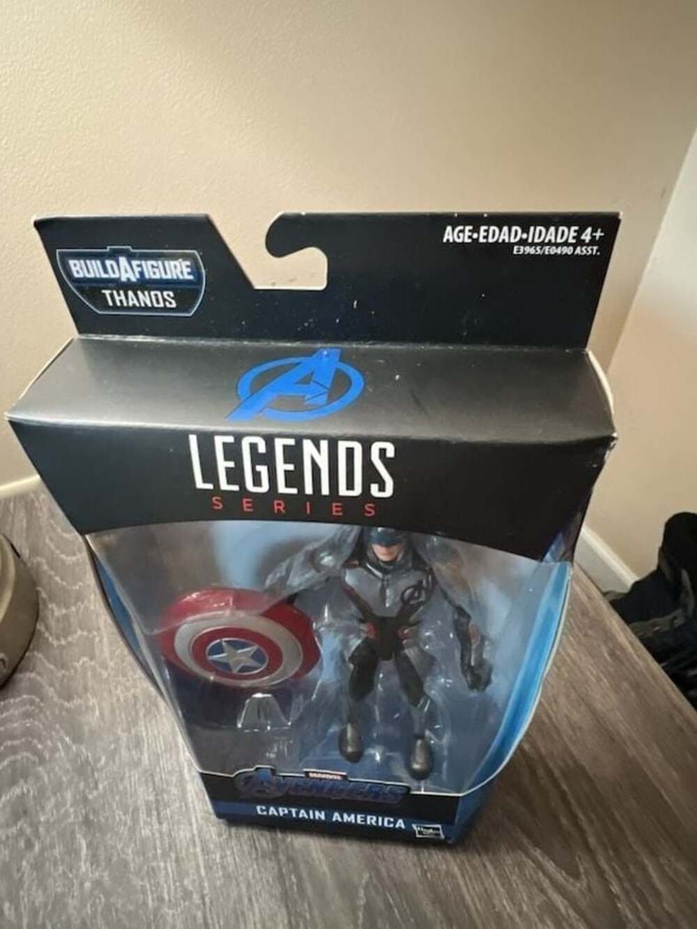 Marvel Legends Avengers Endgame Team Suit Captain America Action Figure Thanos B