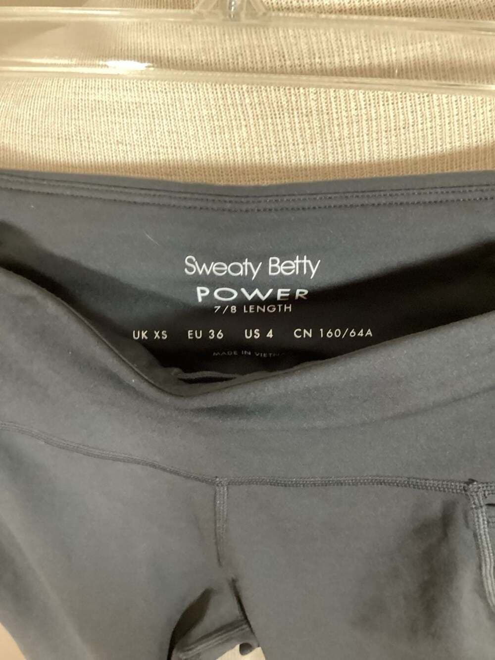 Sweaty Betty Power 7/8 Workout Leggings Navy Blue Size US 4