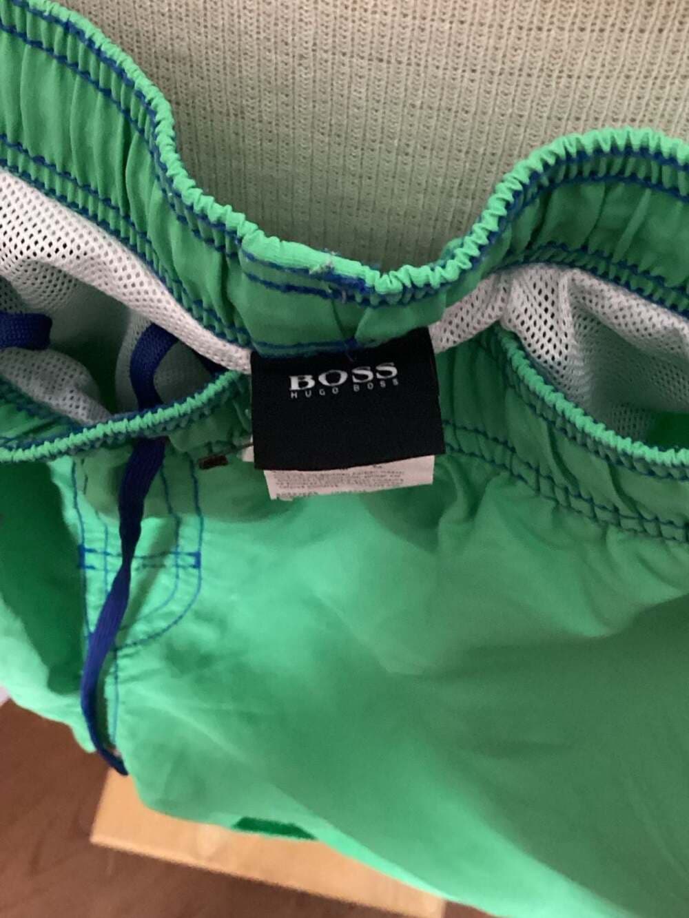 Hugo Boss Lobster BM Green Swim Shorts Size M