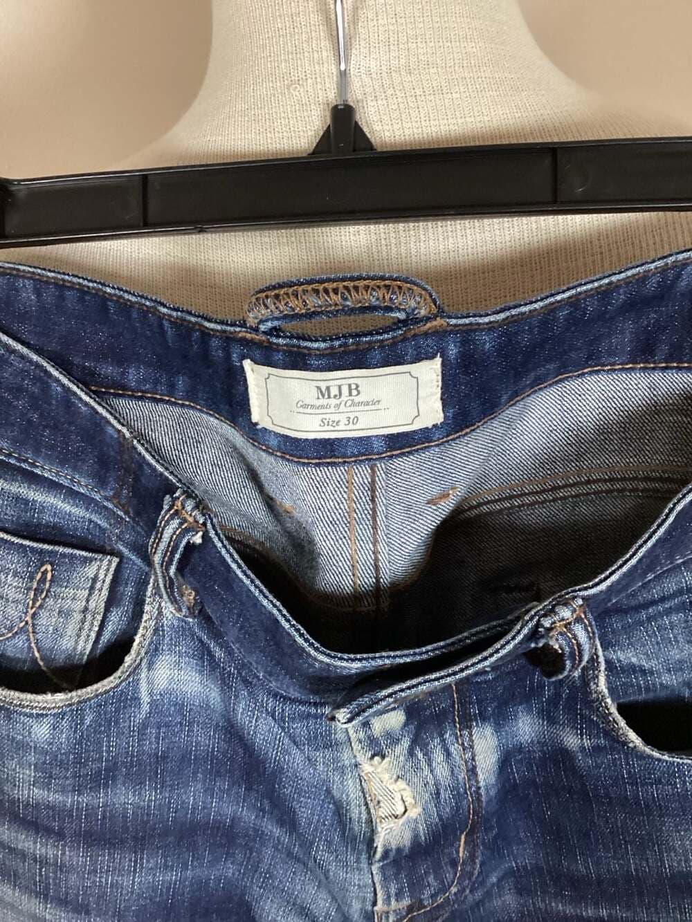 M.J. Bale MJB Garments of Character Dark Wash Jeans Size 30