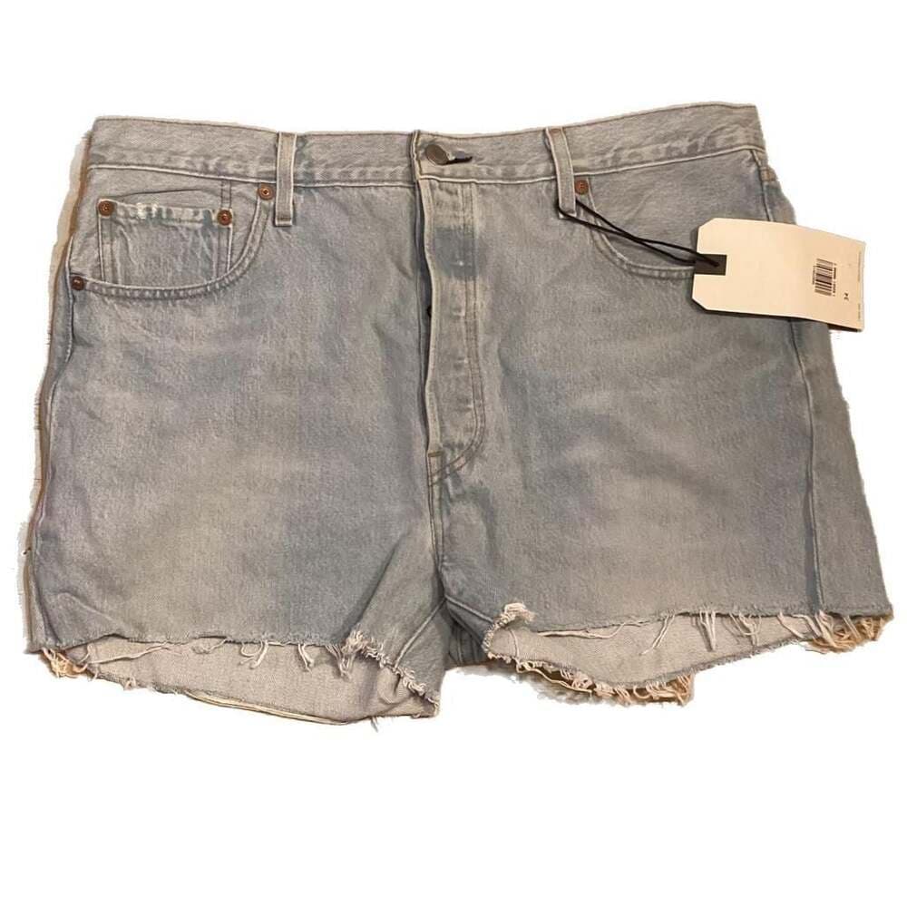 Levi's Women's 501 High-Rise Original Denim Cutoff Shorts in Luxor Baker