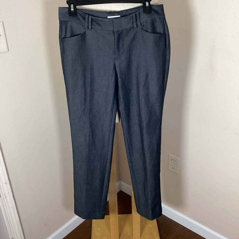 Calvin Klein Sheen Finish Trouser Dress Pants