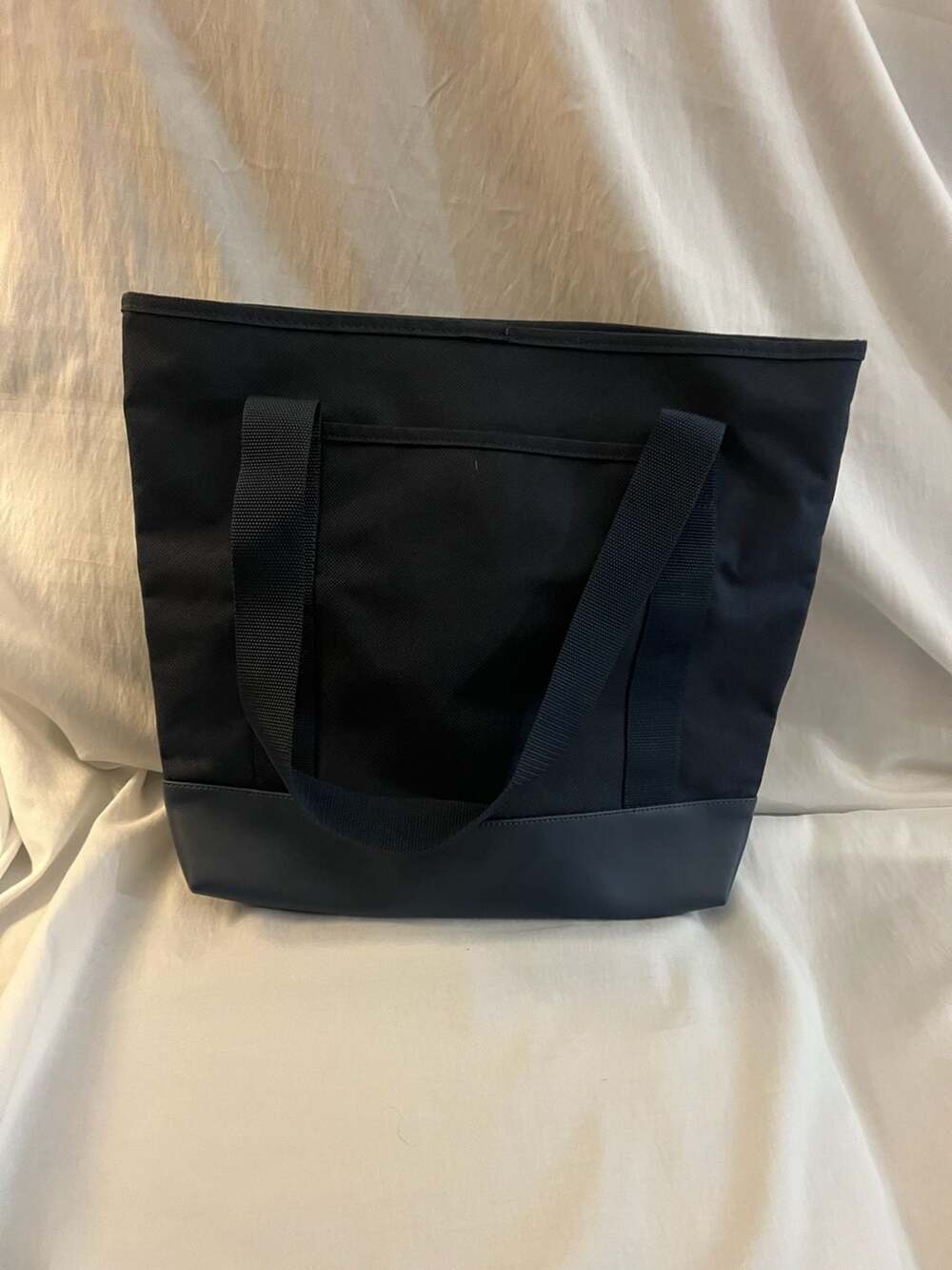 Samsonite Navy Blue and Grey Canvas Utility Tote Bag