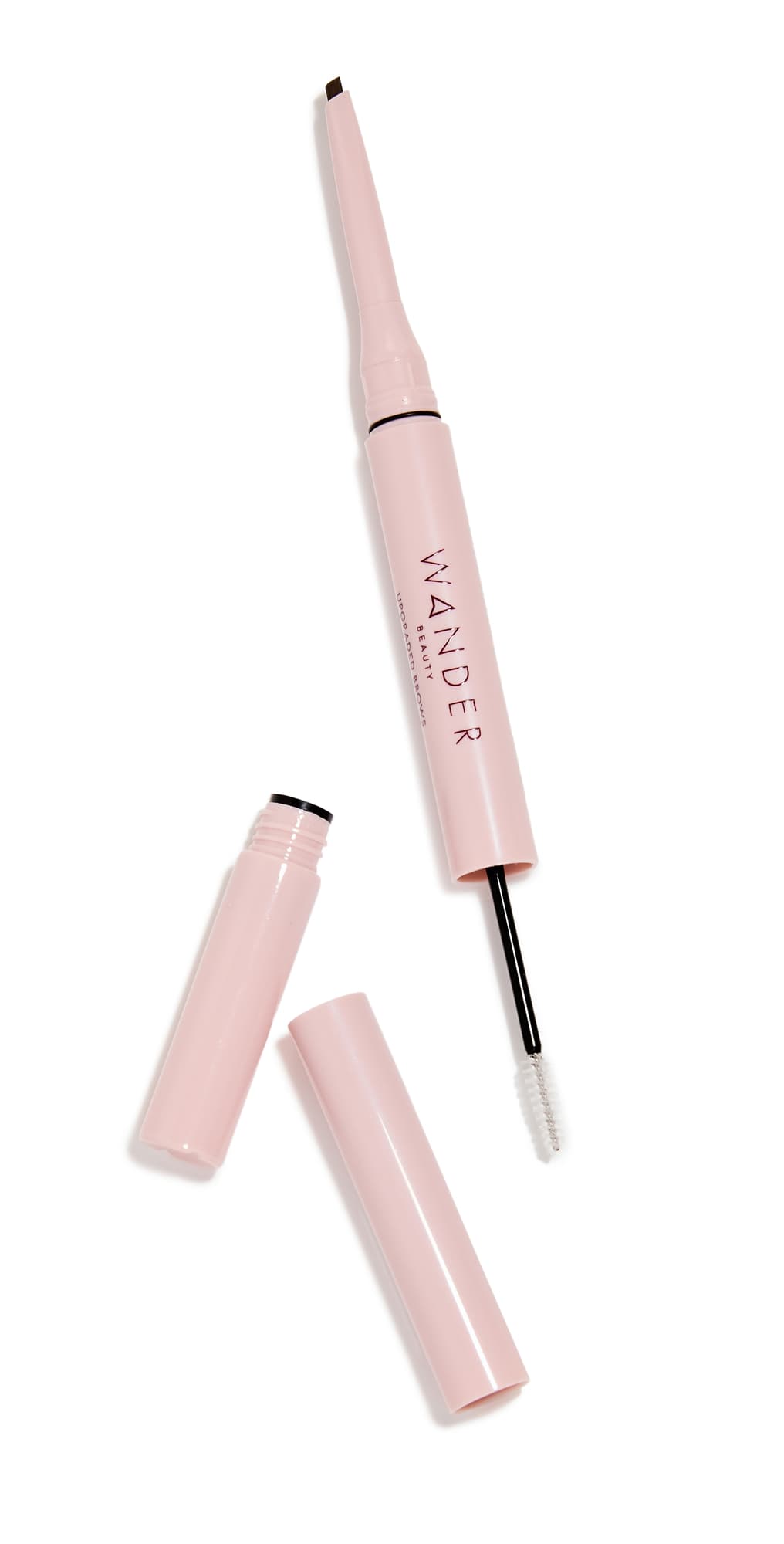 Wander Beauty Upgraded Brow Pencil & Eye Brow Gel - Taupe- 2 in 1 Eye Brow Makeup with Castor Oil Peptides & Panthenol - Two-Sided Brow Fille